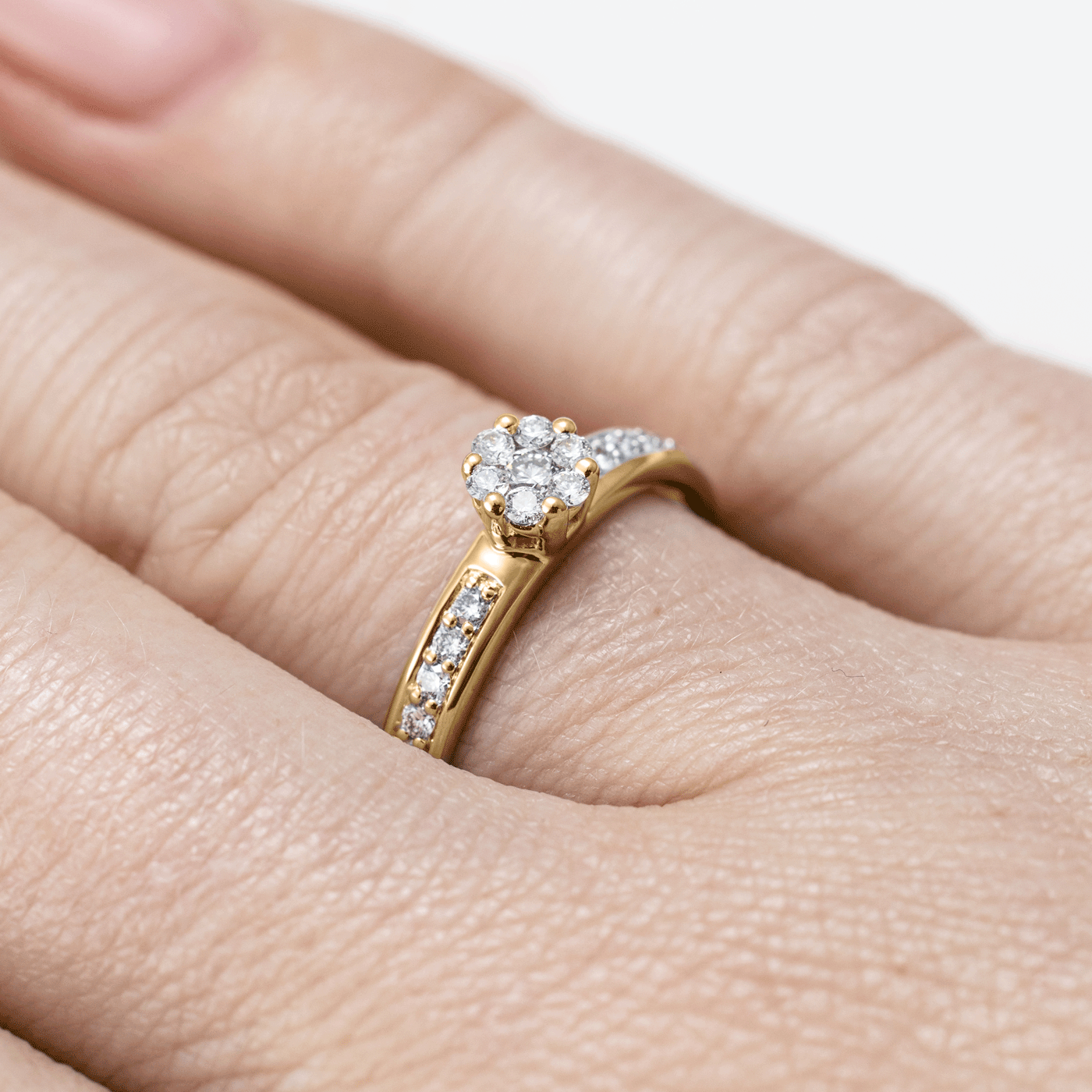 Ring Diamant zus. ca. 0,30 ct. 585er Gelbgold Viola Ring Diamant zus. ca. 0,30 ct. 585er Gelbgold Viola