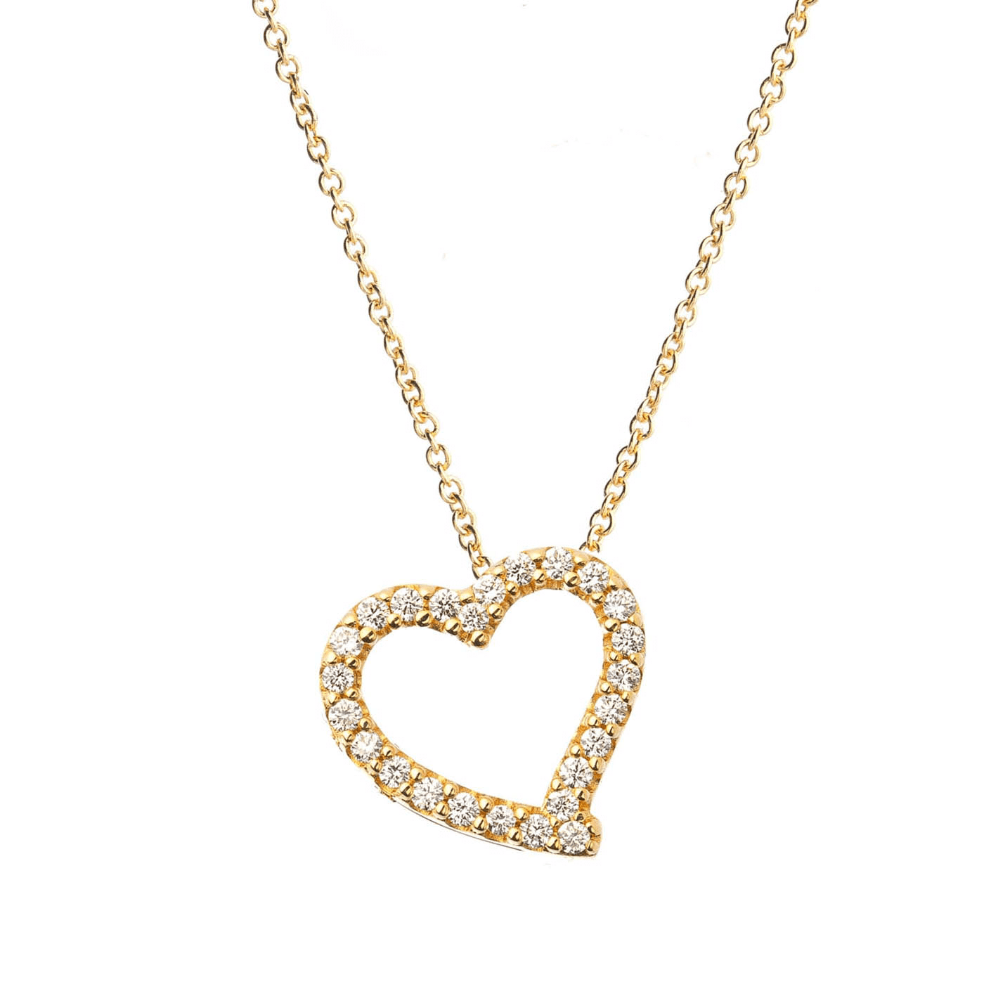 Kette Diamant zus. ca. 0,10 ct. 375er Gelbgold Kette Diamant zus. ca. 0,10 ct. 375er Gelbgold