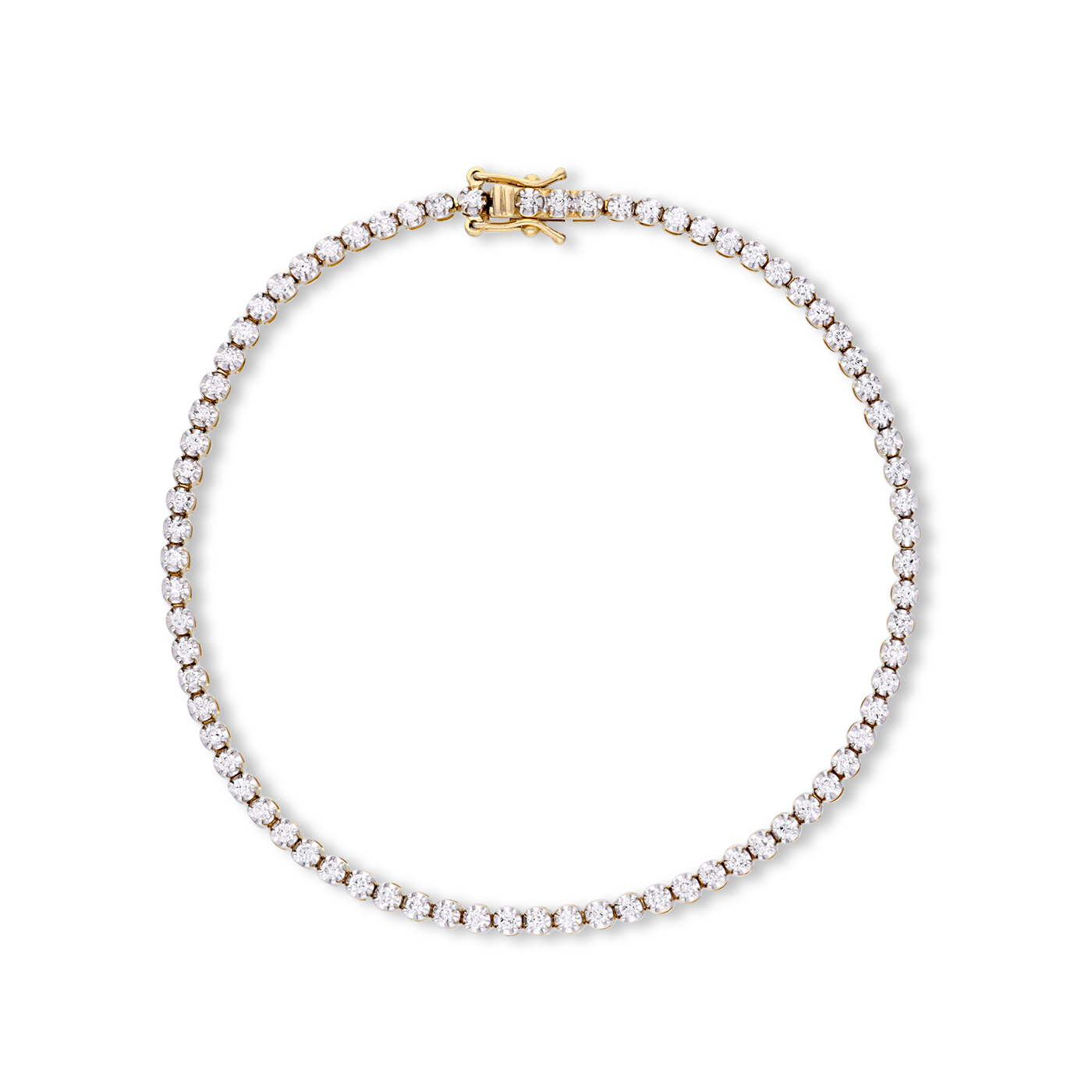 Armband Diamant zus. ca. 1,00 ct. 585er Gelbgold Armband Diamant zus. ca. 1,00 ct. 585er Gelbgold