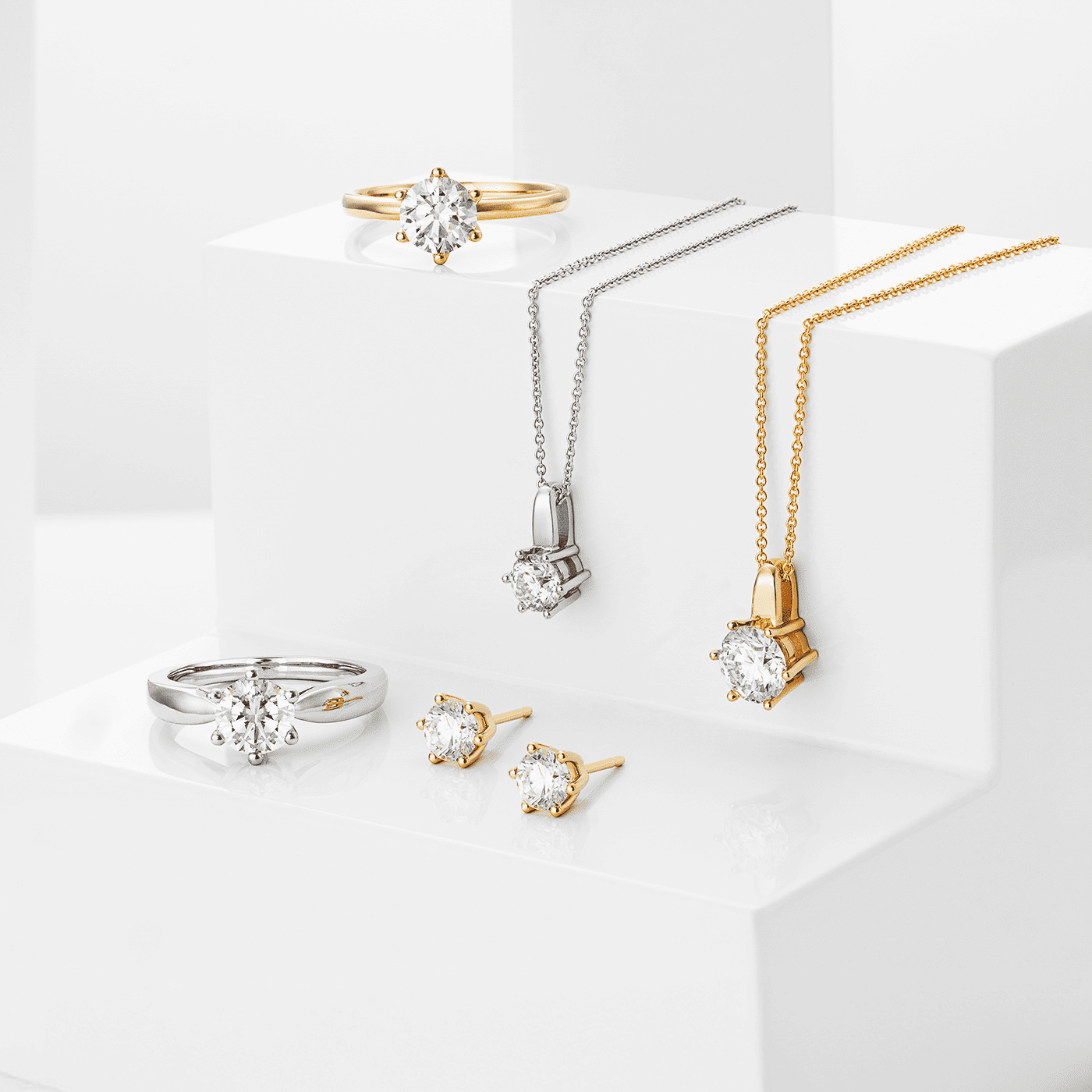 Kette Diamant ca. 1,00 ct. 585er Gelbgold Select Solitär Kette Diamant ca. 1,00 ct. 585er Gelbgold Select Solitär