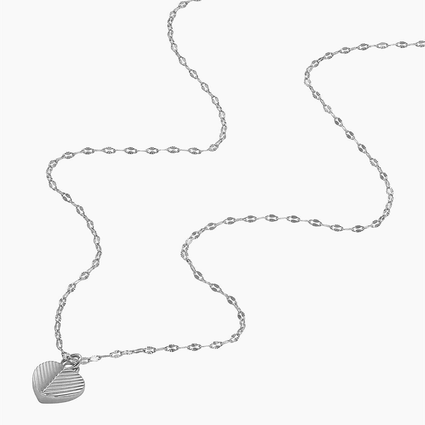 Set Kette Ohrringe Stahl silber Harlow Set Kette Ohrringe Stahl silber Harlow