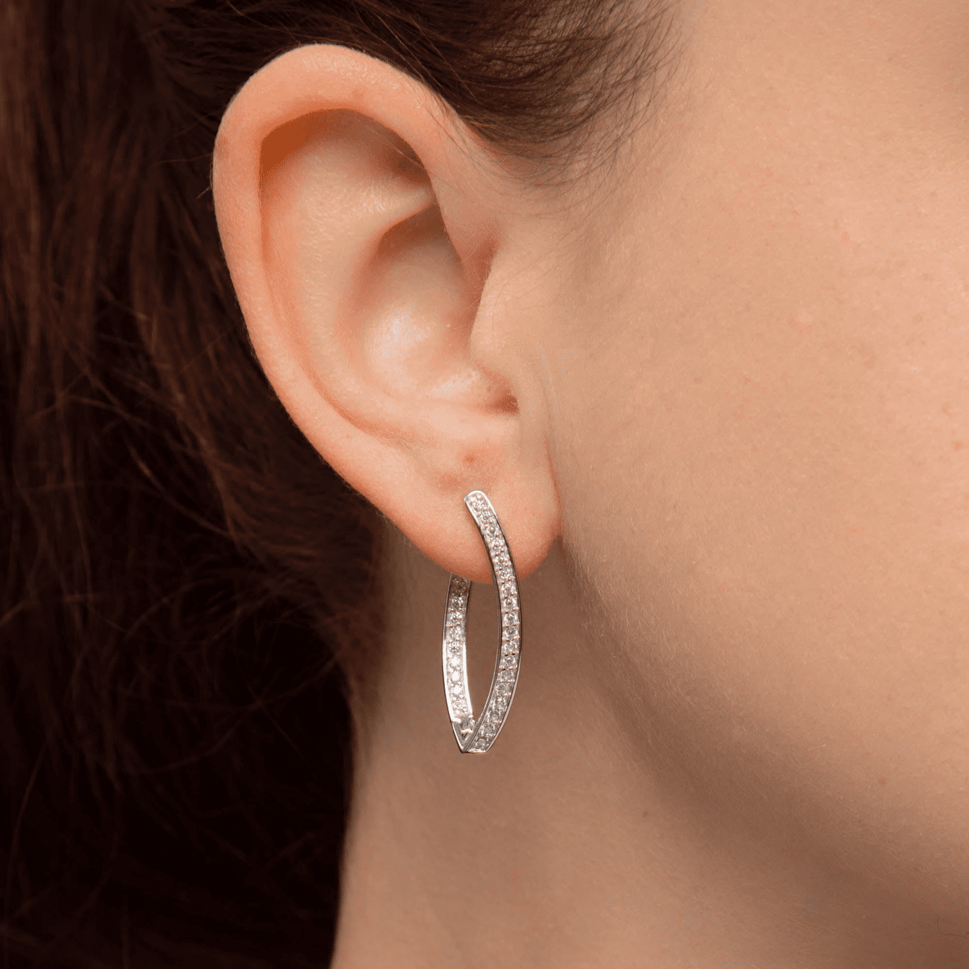 Creolen Zirkonia 925er Silber 