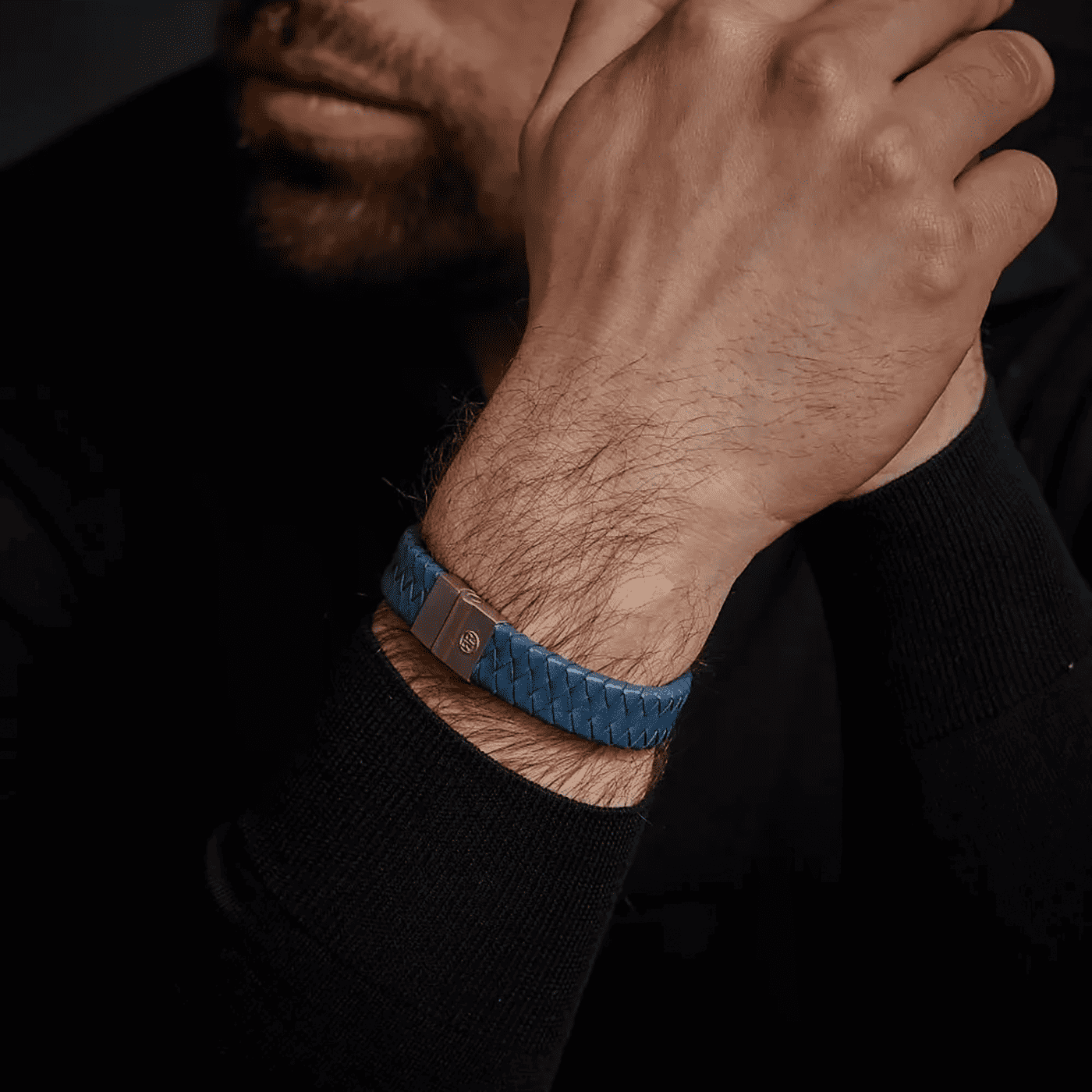 Armband Edelstahl Full Metal Premium Blue Armband Edelstahl Full Metal Premium Blue