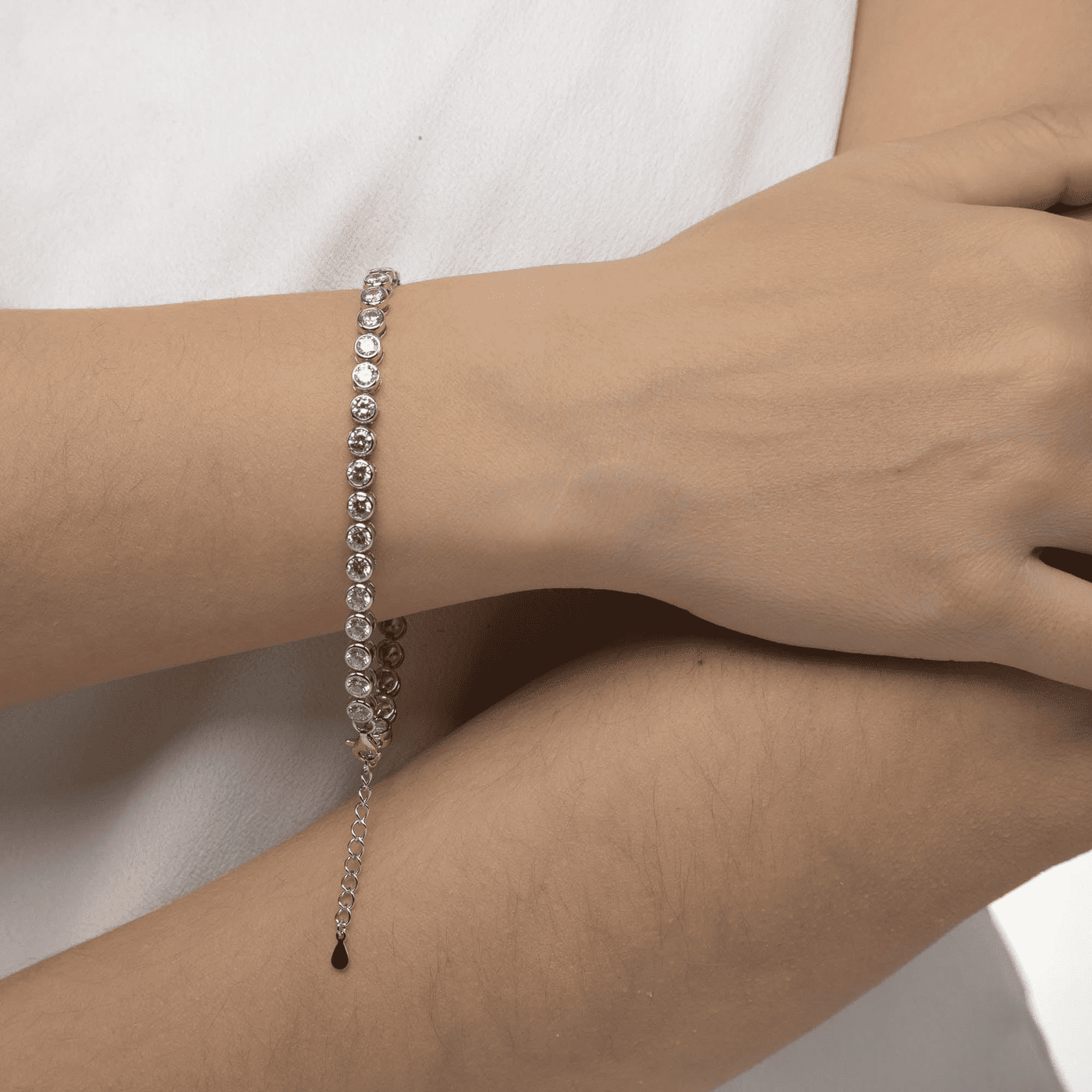 Armband Zirkonia 925er Silber 