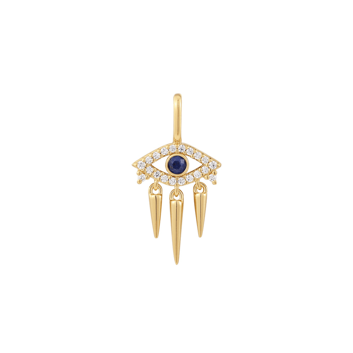 Charm für Ketten und Armbänder 925er Silber gelb vergoldet Rising Sun Charm für Ketten und Armbänder 925er Silber gelb vergoldet Rising Sun