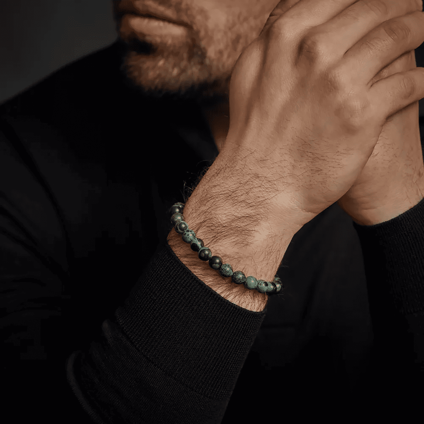 Armband Edelstahl Green Rocks Armband Edelstahl Green Rocks