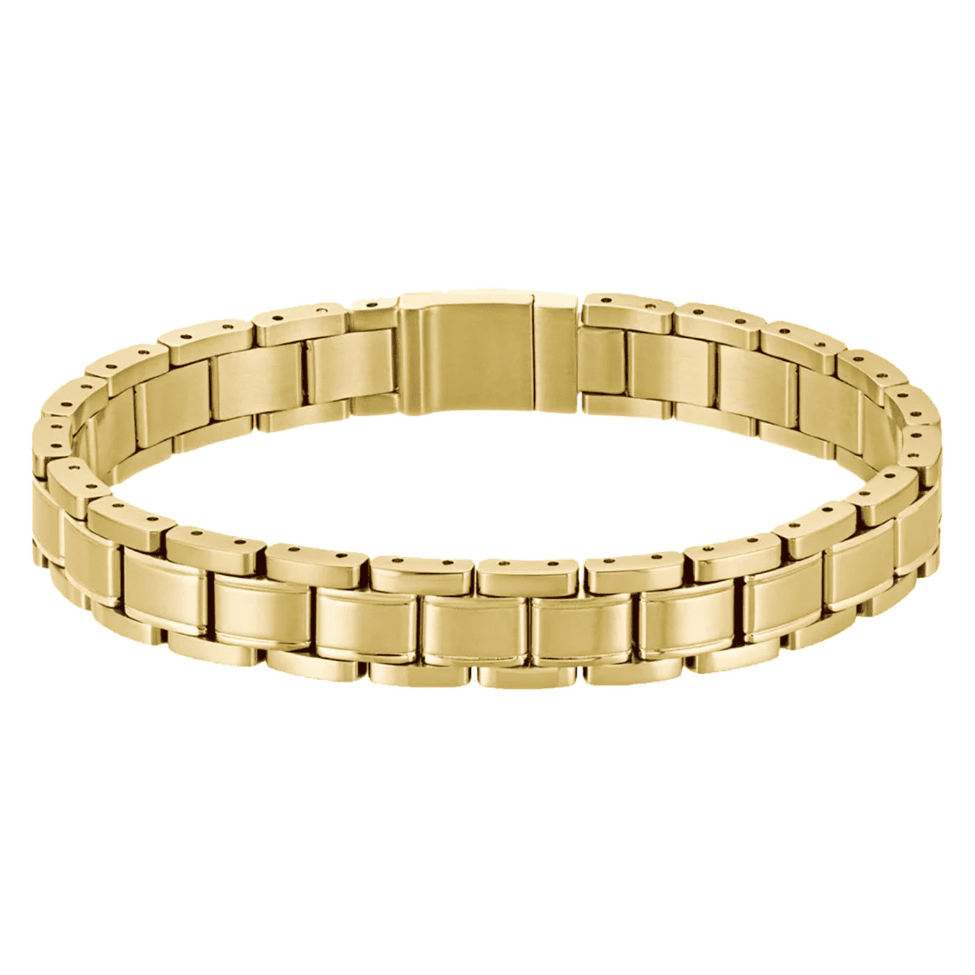 Armband Edelstahl gelb vergoldet Metal Link Essential Armband Edelstahl gelb vergoldet Metal Link Essential