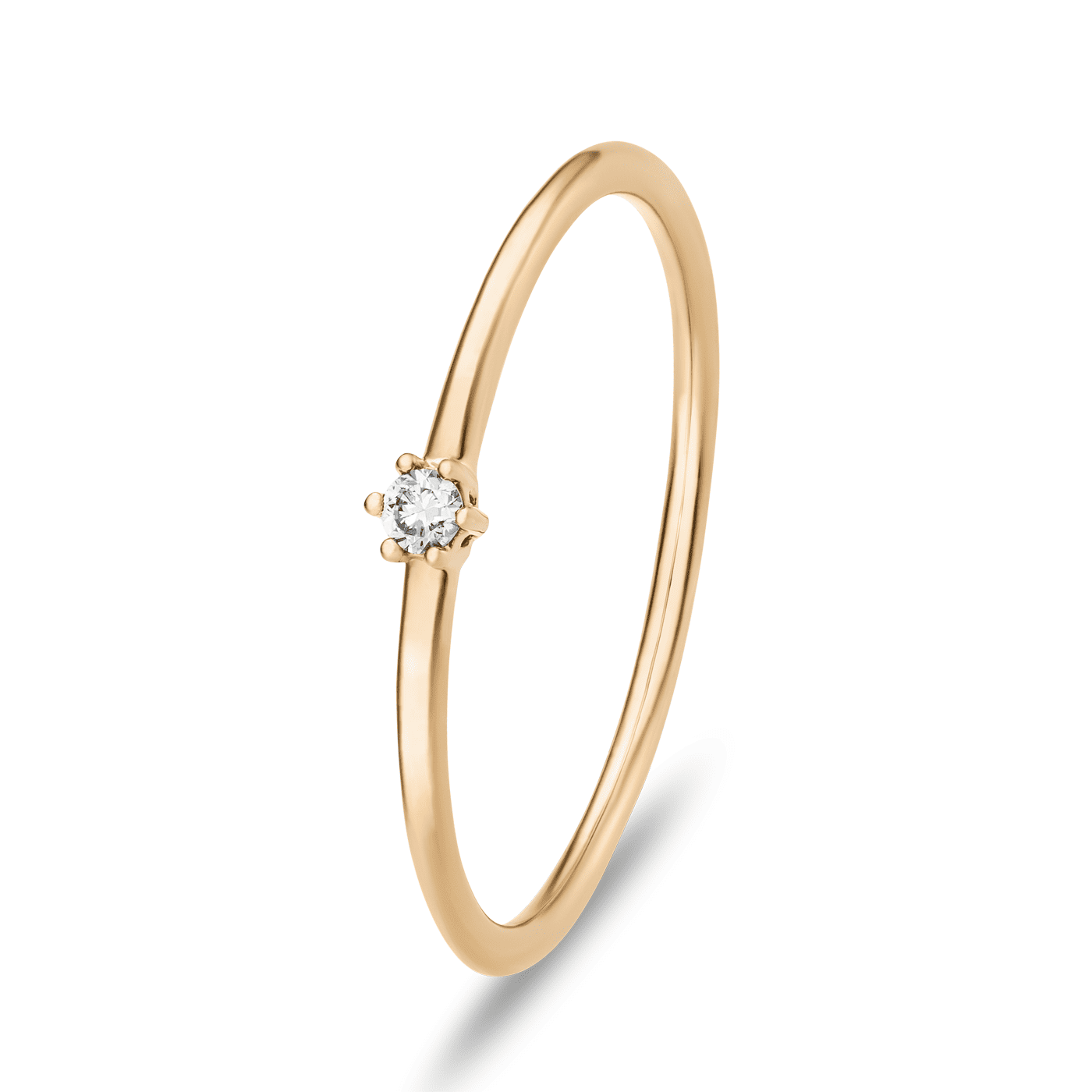 Ring Diamant ca. 0,03 ct. 333er Gelbgold Ring Diamant ca. 0,03 ct. 333er Gelbgold