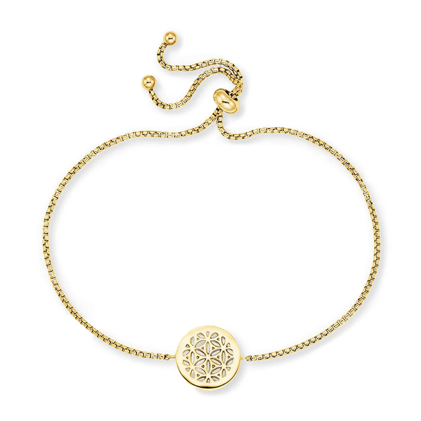 Armband 925er Silber gelb vergoldet