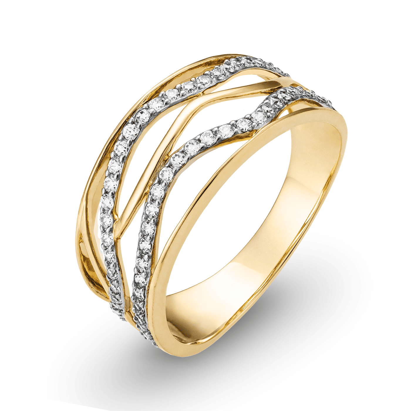 Ring Zirkonia 333er Gelbgold  Ring Zirkonia 333er Gelbgold