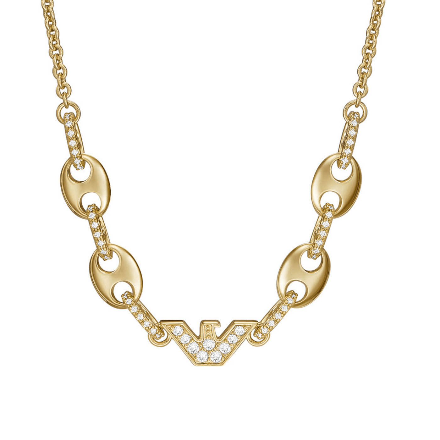 Edelstahlkette gelb vergoldet Edelstahlkette gelb vergoldet