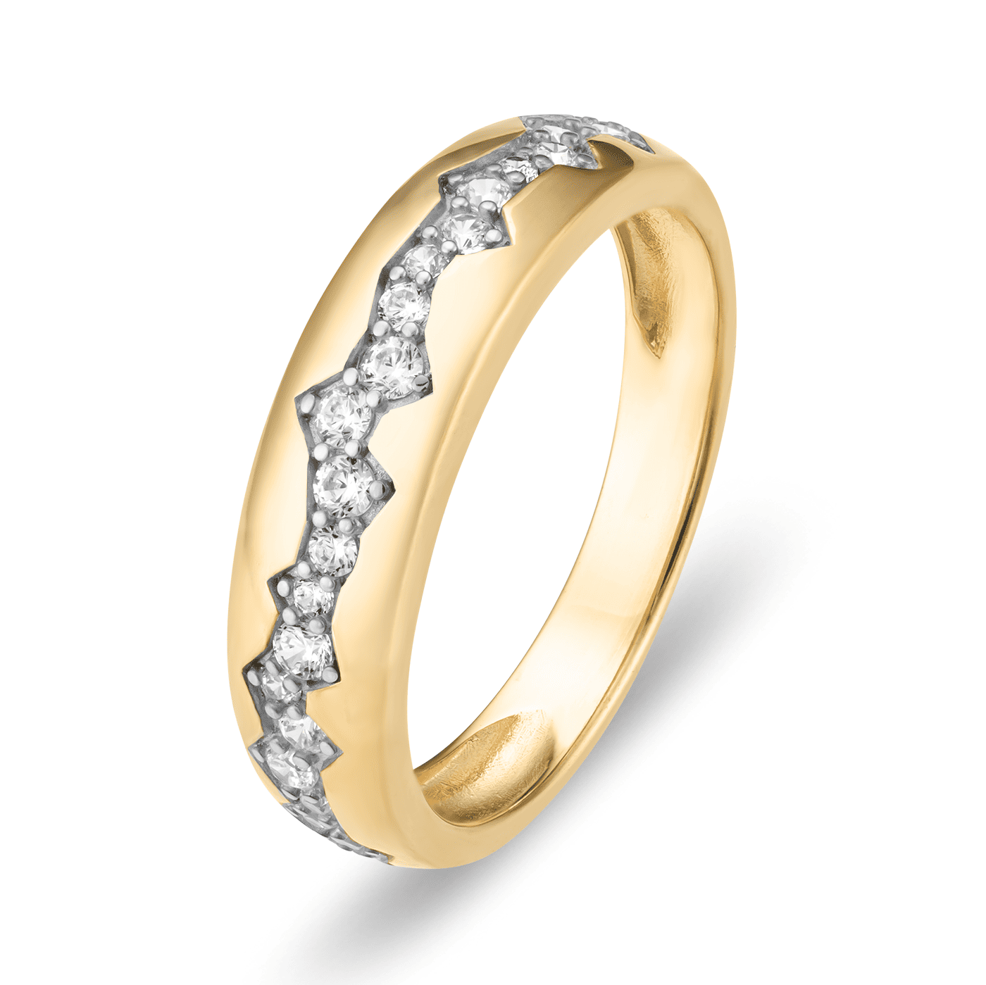 Zirkonia Ring 333er Gelbgold Zirkonia Ring 333er Gelbgold