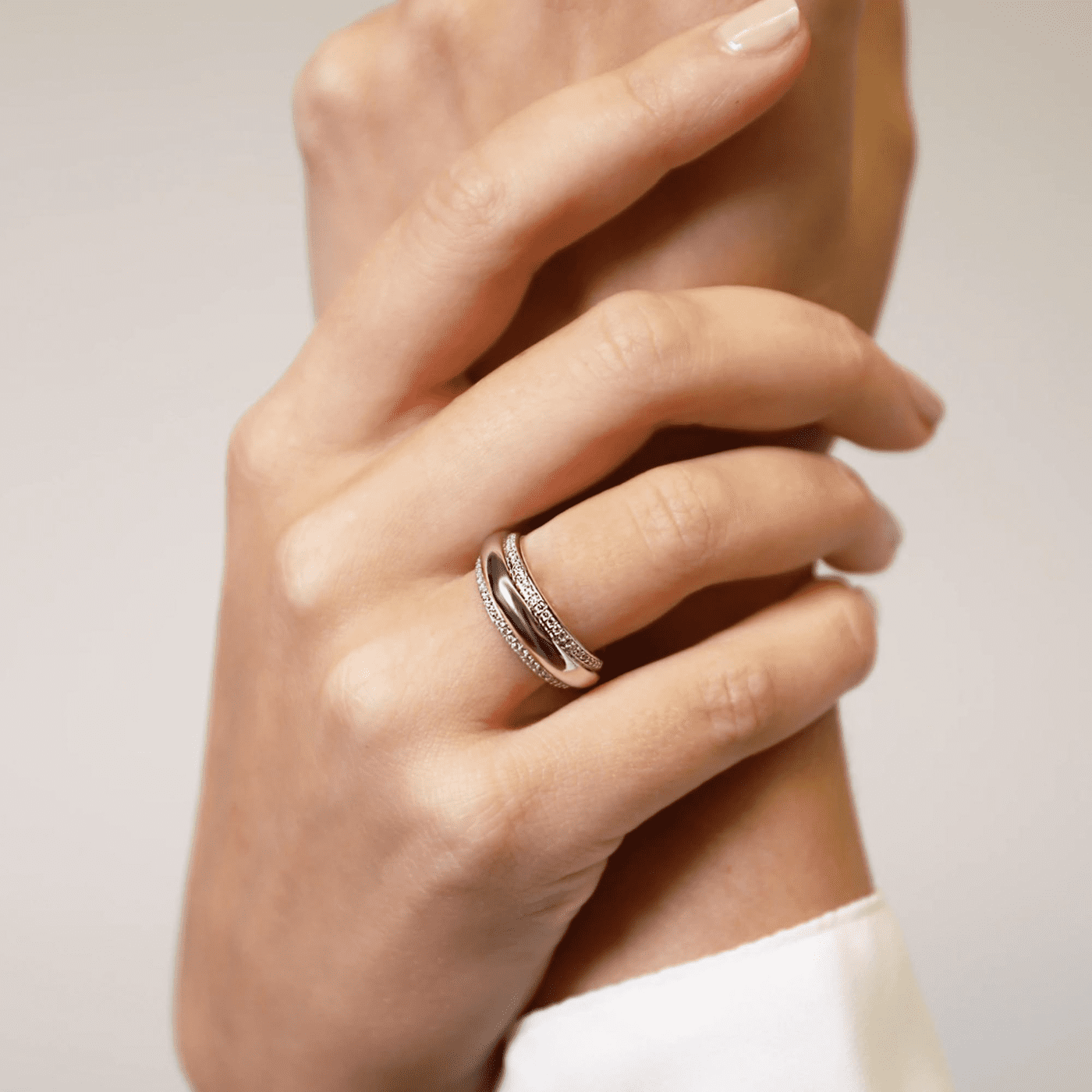 Ring Zirkonia 925er Silber Essentials