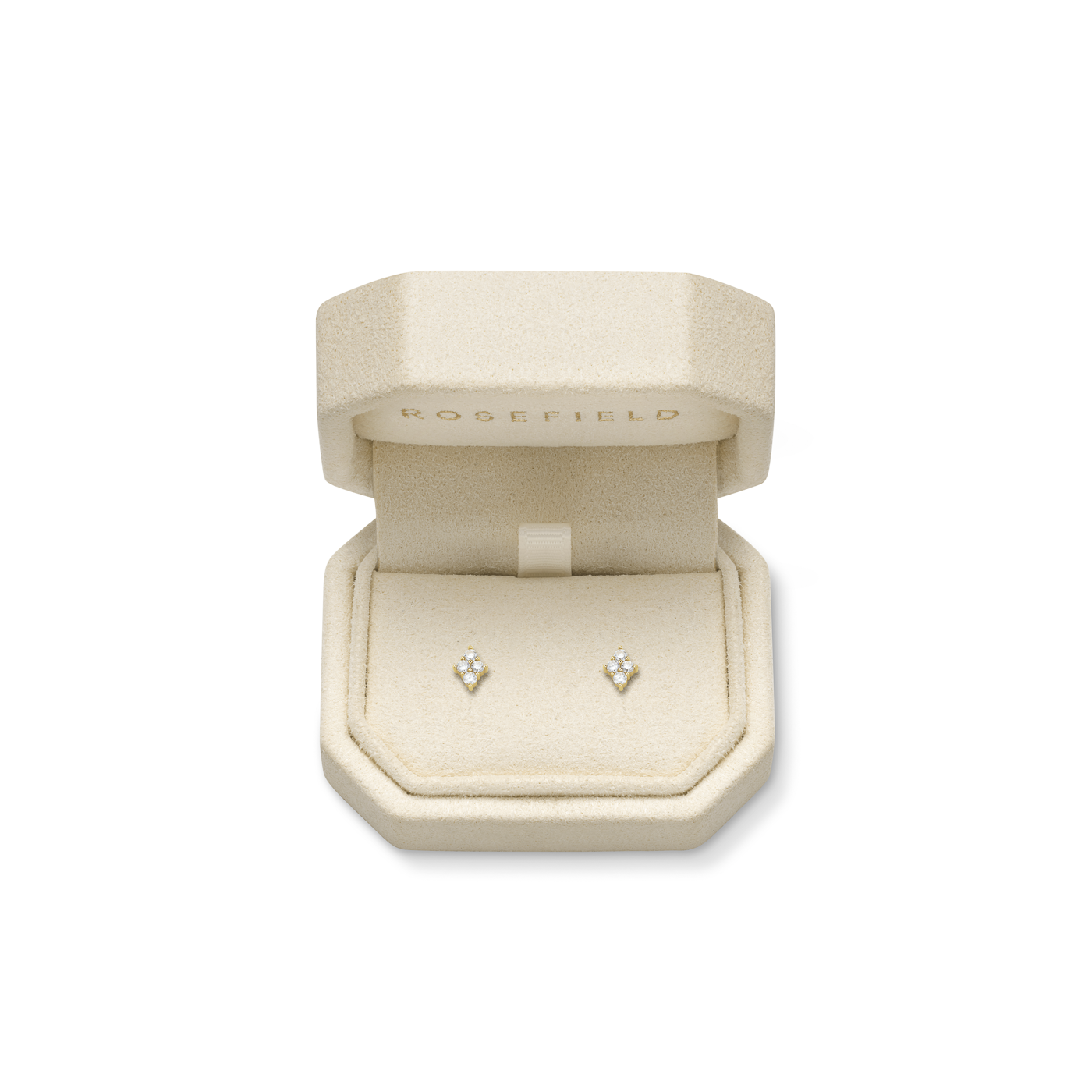 Ohrringe syn. Diamant zus. 0,123ct. 585er Gelbgold Solara