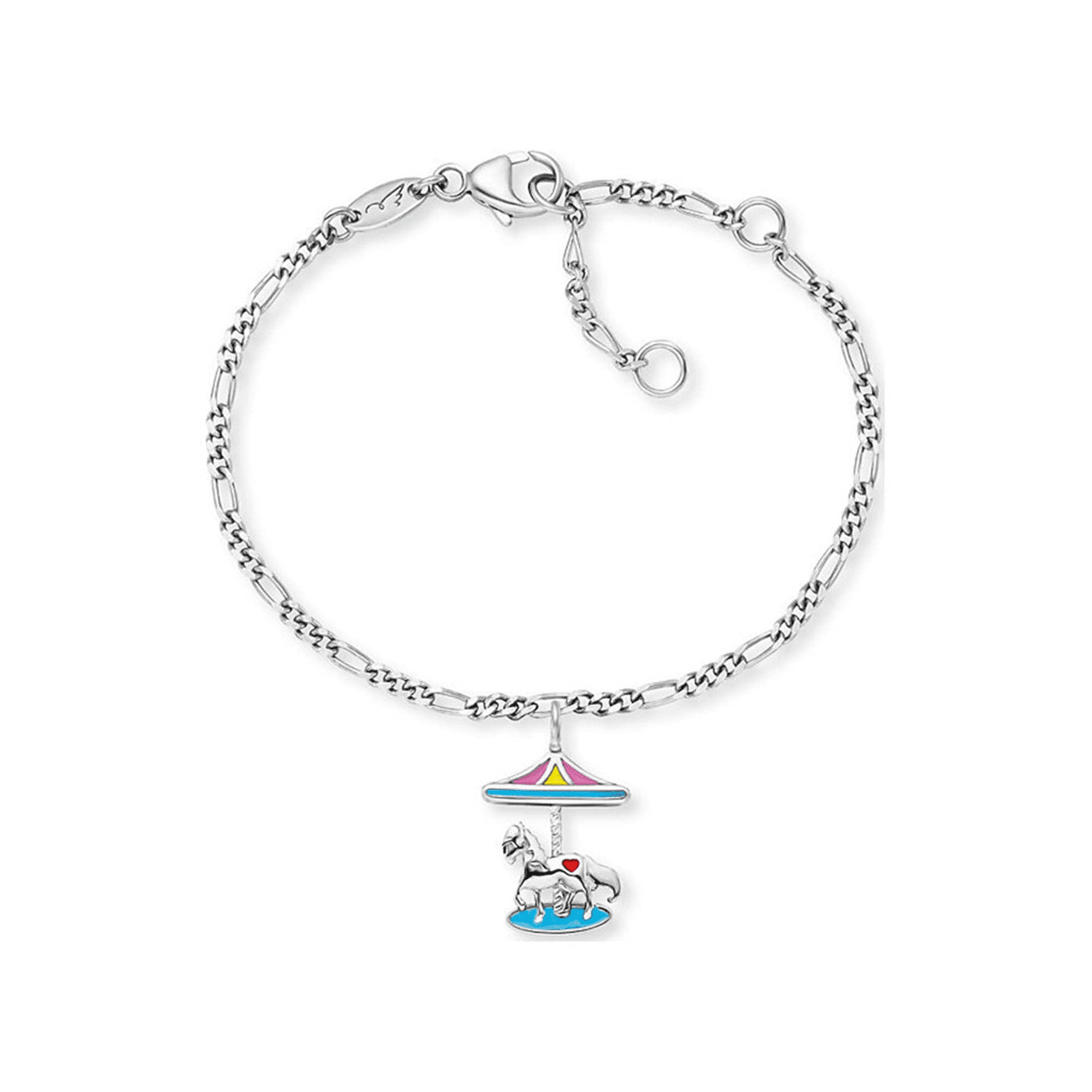 Armband 925er Silber Herzengel Rummelplatz Armband 925er Silber Herzengel Rummelplatz
