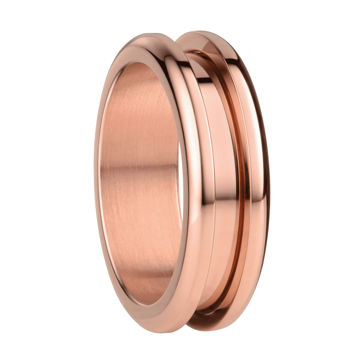 Edelstahlring rosé vergoldet Arctic Symphony Edelstahlring rosé vergoldet Arctic Symphony