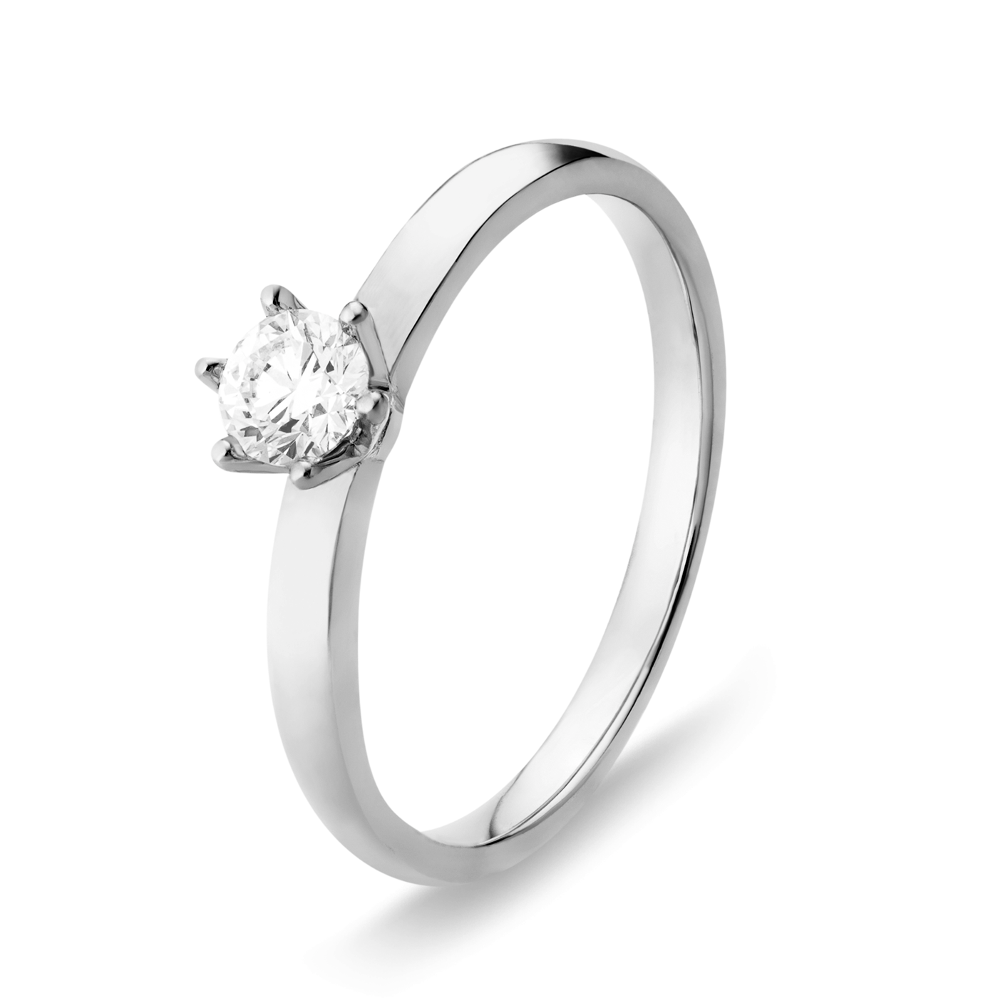 Ring Diamant ca. 0,25 ct. 585er Weißgold In Love Solitär Ring Diamant ca. 0,25 ct. 585er Weißgold In Love Solitär