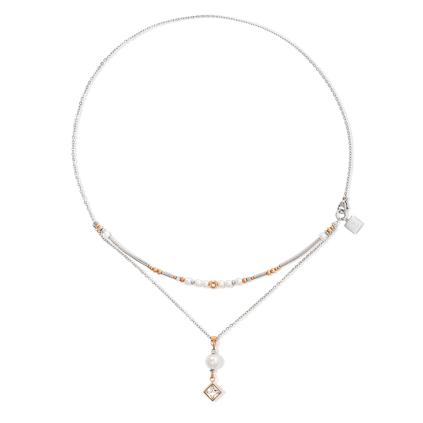 Kette Crystal Pearls by Swarovski Edelstahl Kette Crystal Pearls by Swarovski Edelstahl