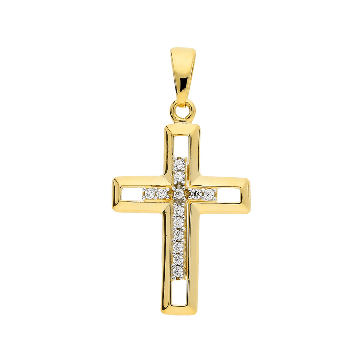 Anhänger Zirkonia 333er Gelbgold  Anhänger Zirkonia 333er Gelbgold