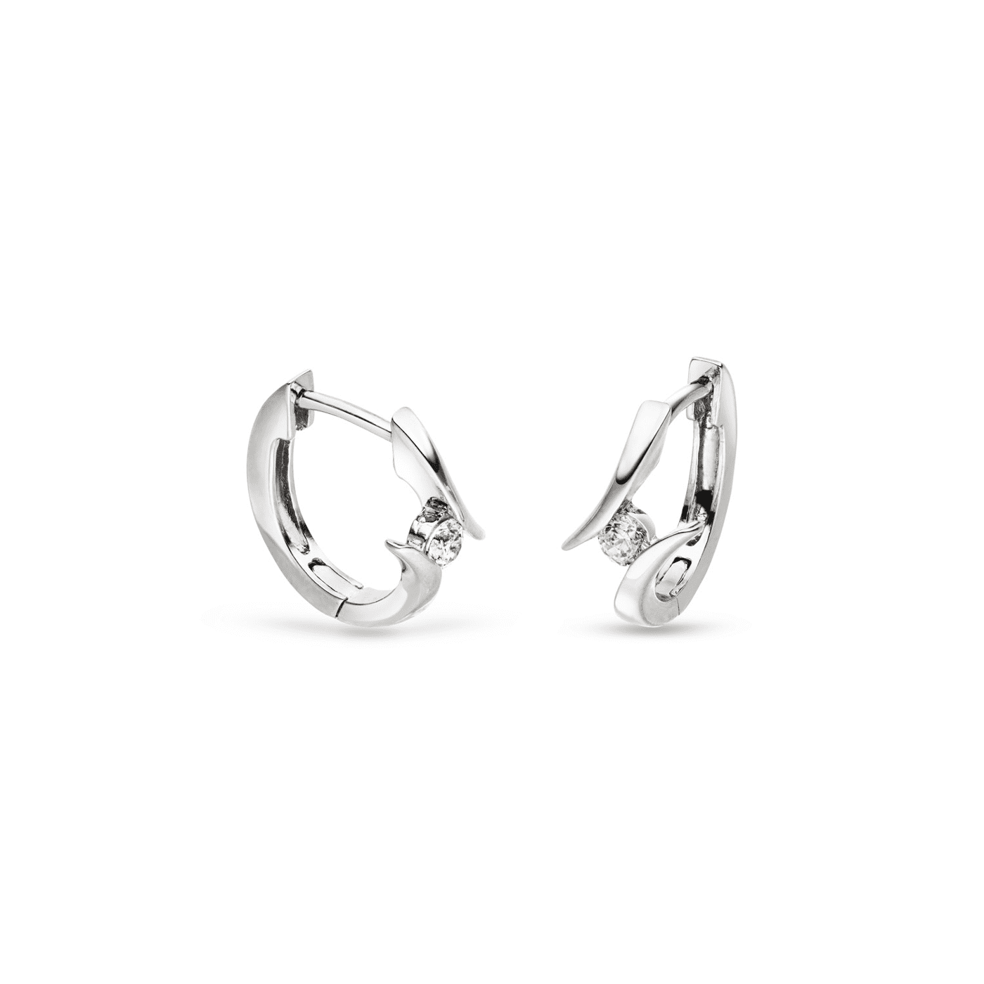 Creolen Zirkonia 925er Silber  Creolen Zirkonia 925er Silber