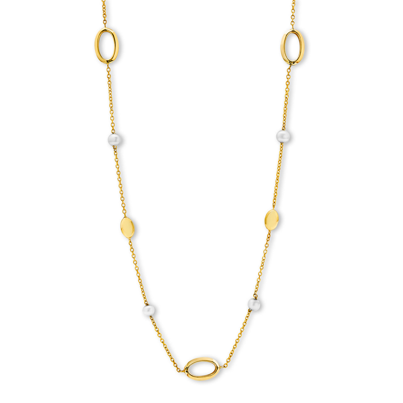 Perlenkette 375er Gelbgold Süßwasser Zuchtperle Perlenkette 375er Gelbgold Süßwasser Zuchtperle