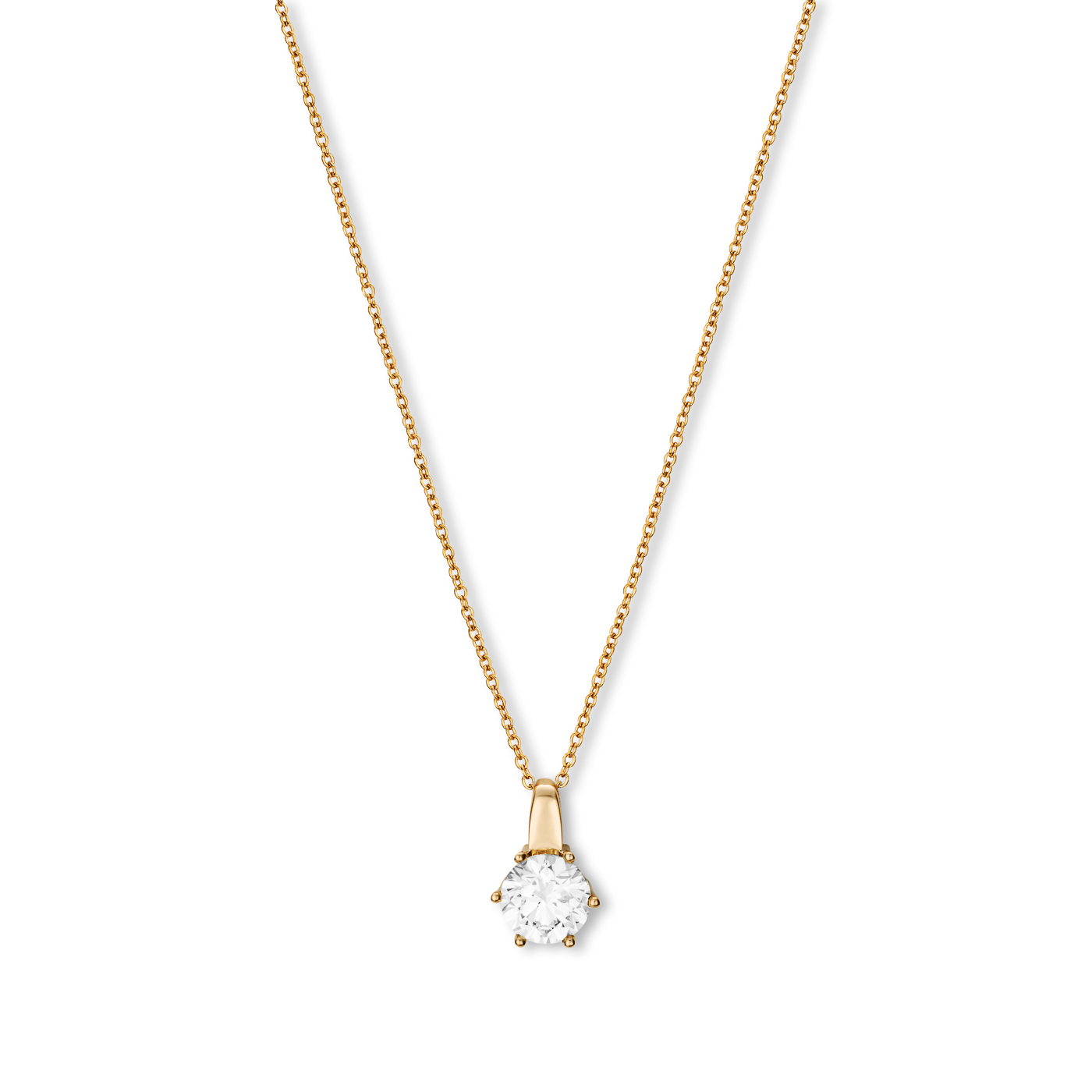 Kette Diamant ca. 1,00 ct. 585er Gelbgold Select Solitär Kette Diamant ca. 1,00 ct. 585er Gelbgold Select Solitär