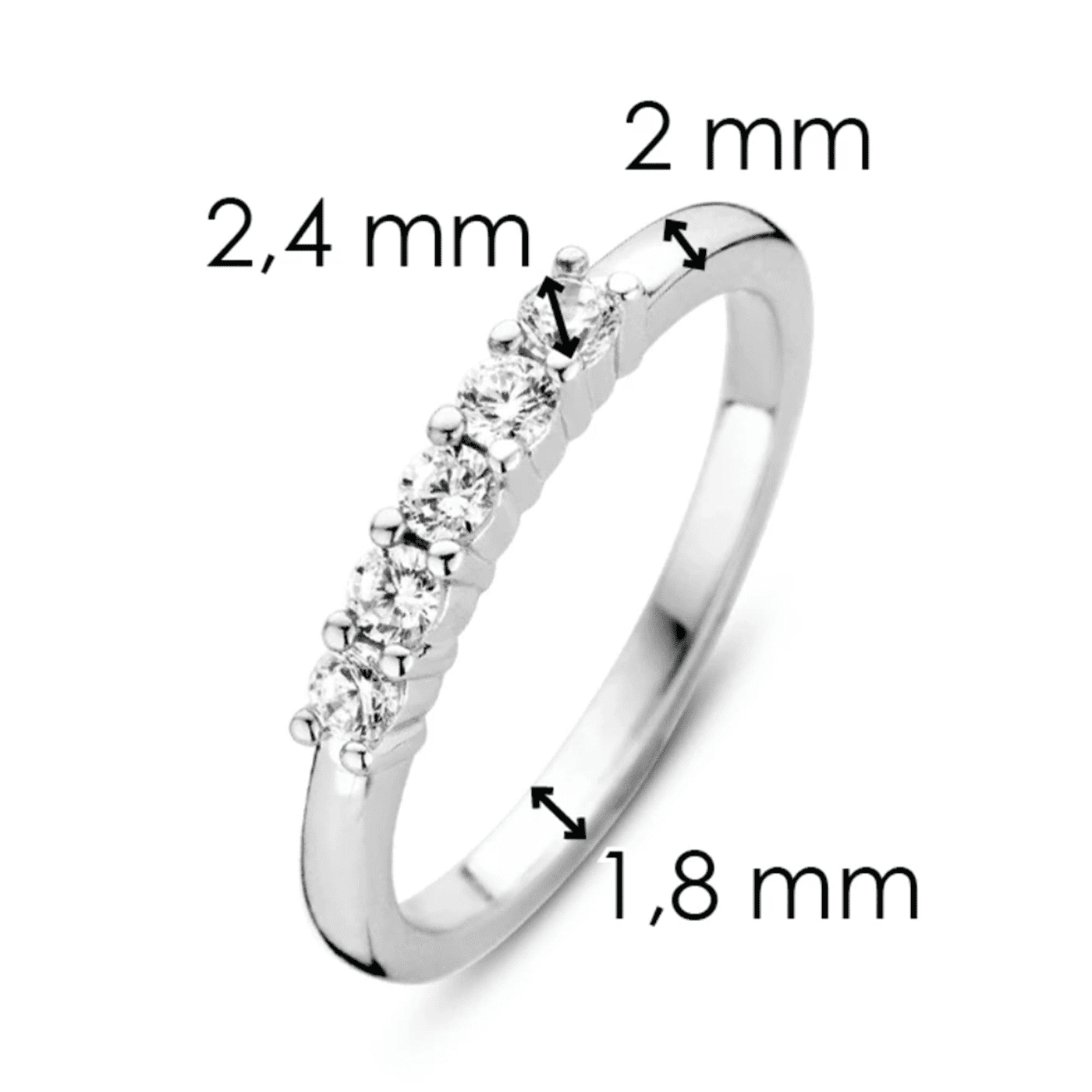 Ring Zirkonia 925er Silber Ring Zirkonia 925er Silber
