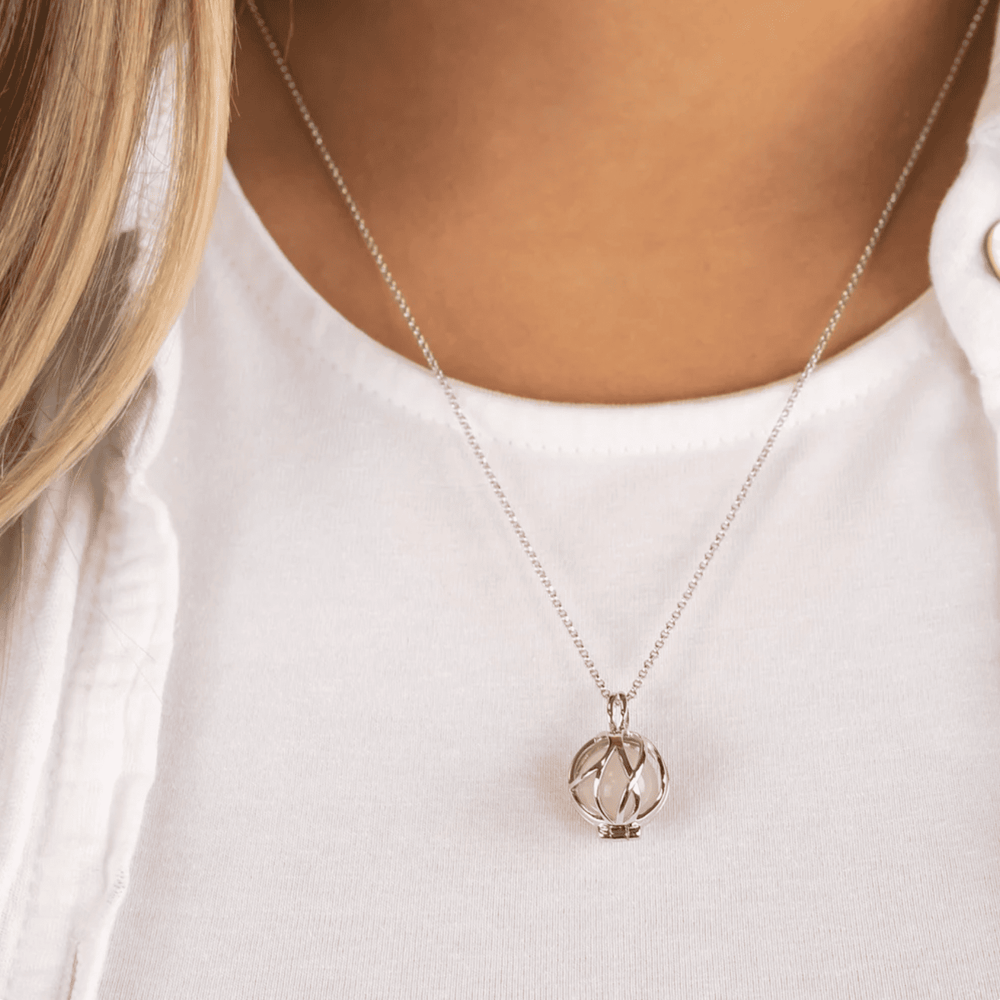 Edelsteinkette 925er Silber Healing Stone Edelsteinkette 925er Silber Healing Stone