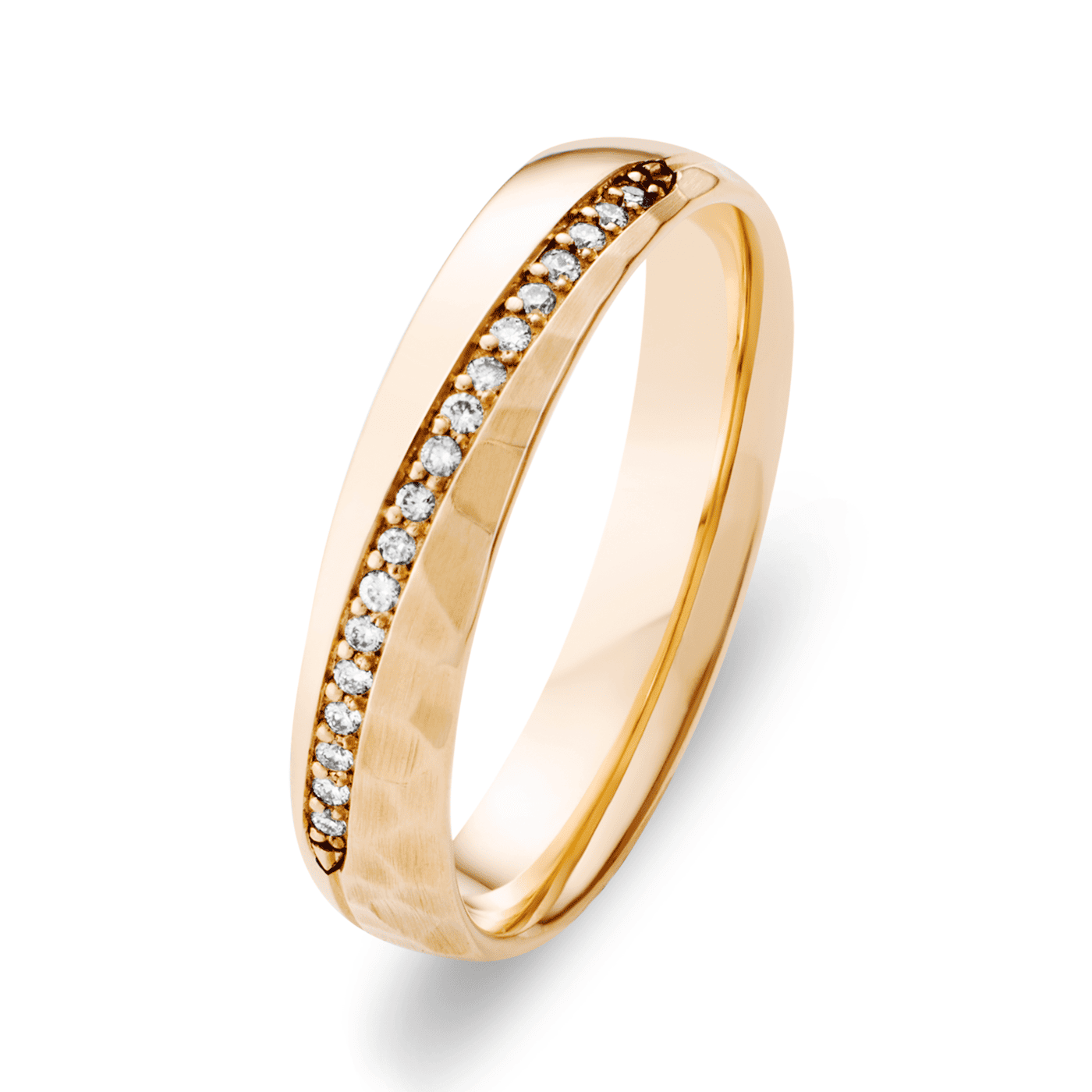 Trauring zus. ca. 0,07 ct. 585er Gelbgold Regensburg Trauring zus. ca. 0,07 ct. 585er Gelbgold Regensburg