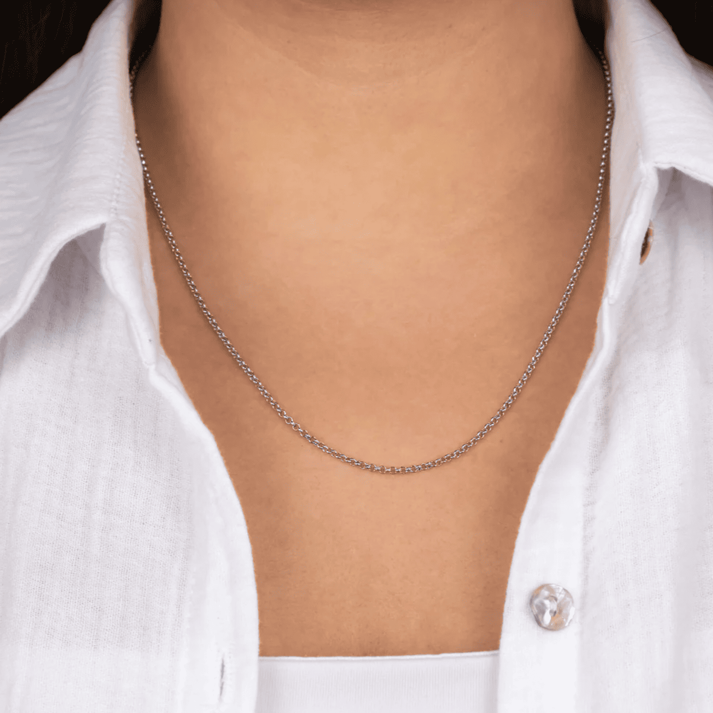 Kette 925er Silber Erbskette