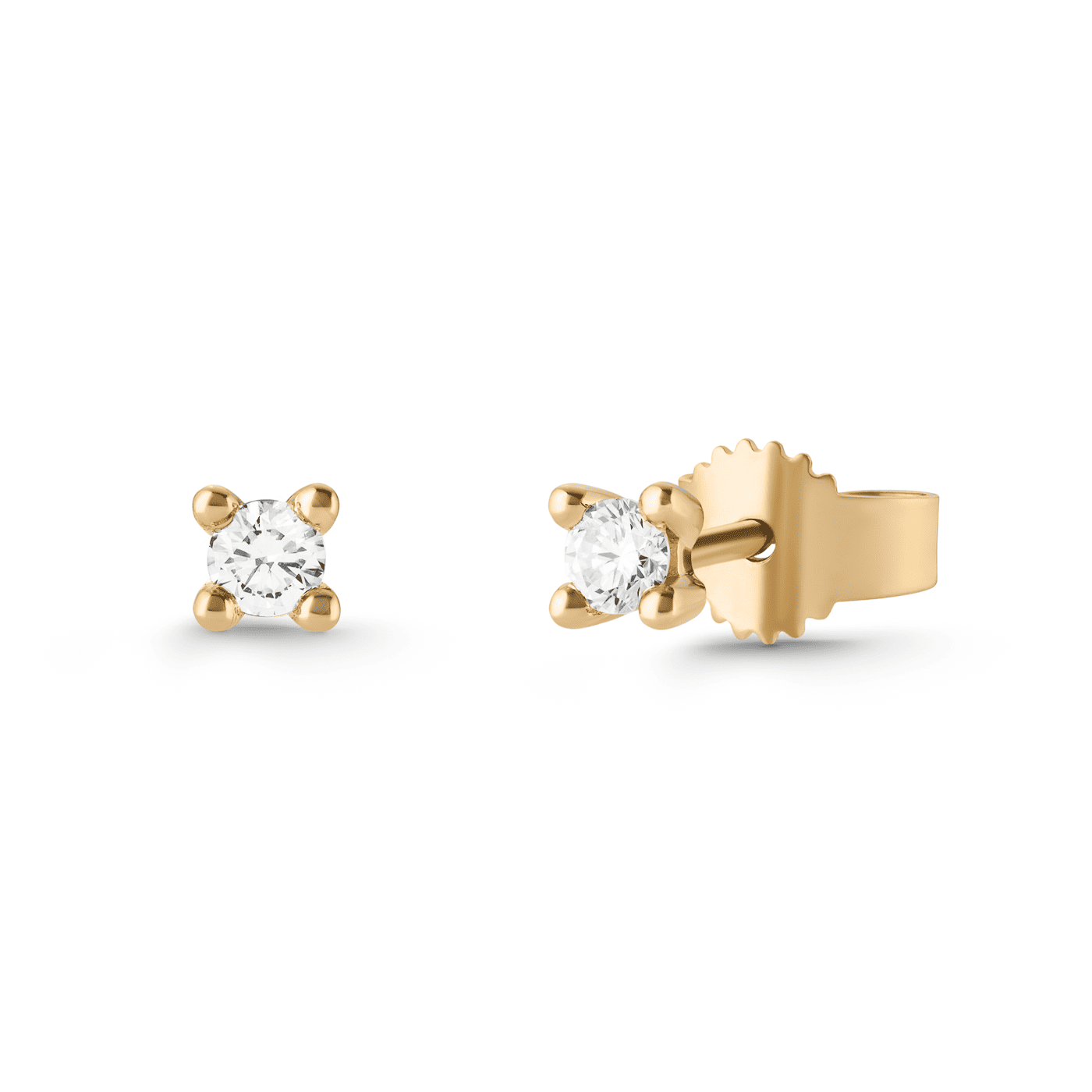 Ohrringe Diamant zus. ca. 0,15 ct. 333er Gelbgold Select Solitär Ohrringe Diamant zus. ca. 0,15 ct. 333er Gelbgold Select Solitär