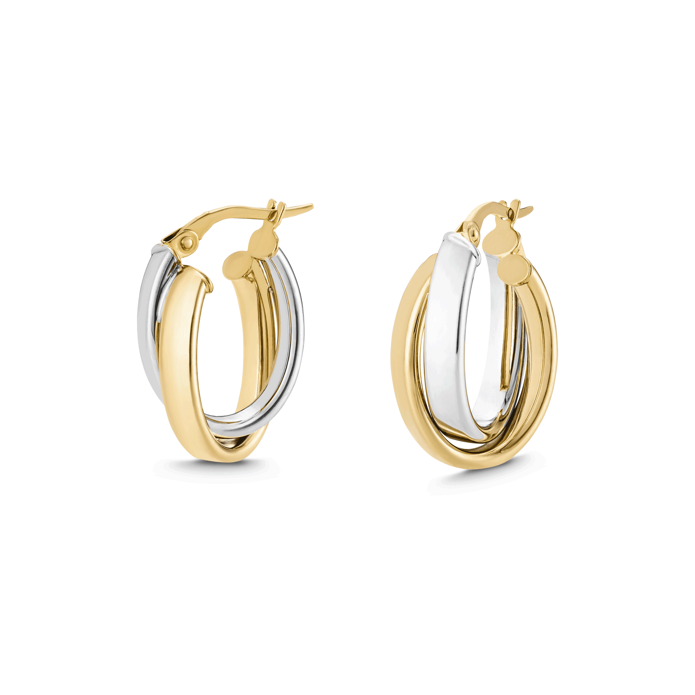 Creolen 585er bicolor Stella d´ Oro