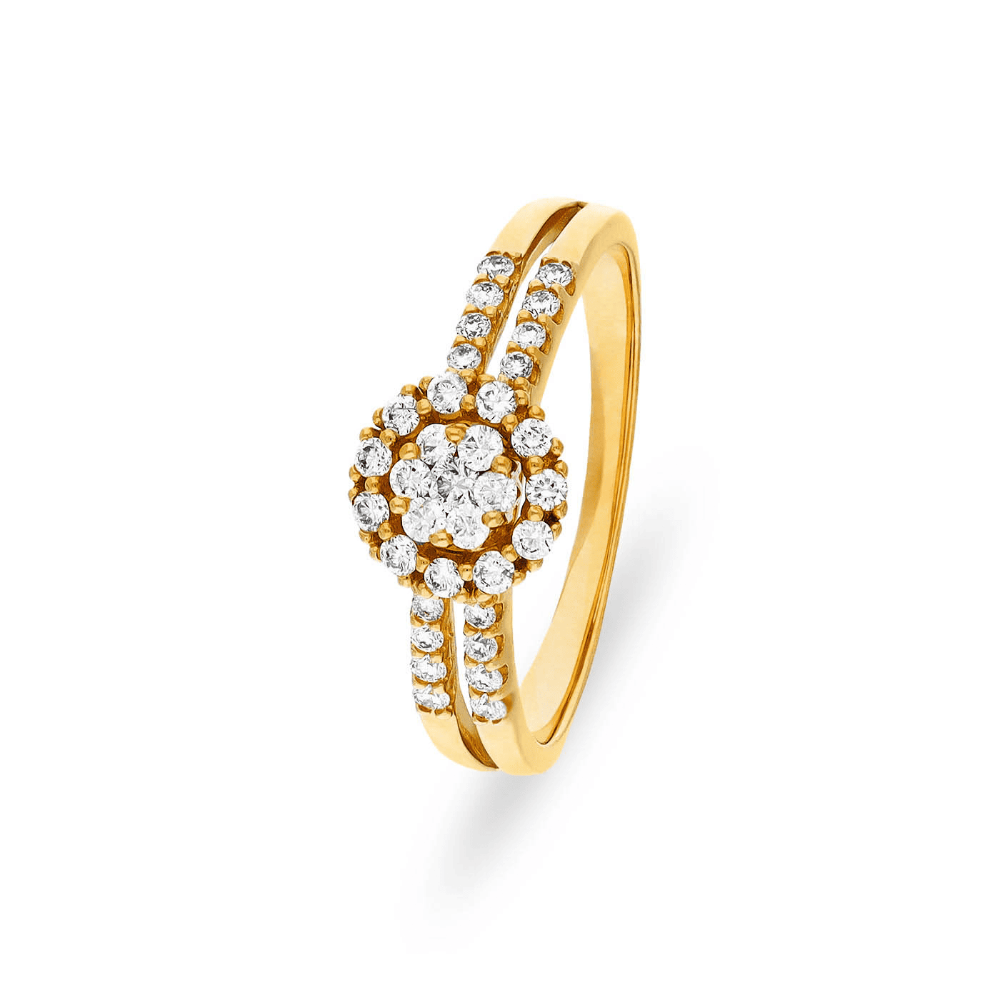 Ring Diamant zus. ca. 0,35 ct. 585er Gelbgold Tamara Ring Diamant zus. ca. 0,35 ct. 585er Gelbgold Tamara
