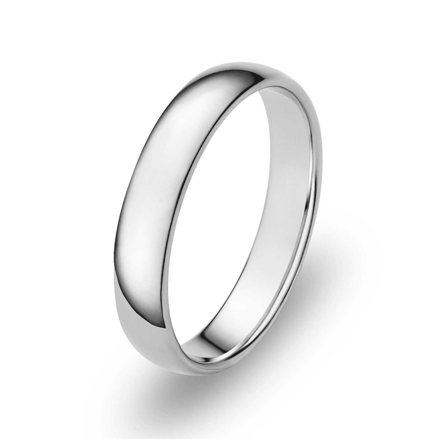 Trauring 585er Weißgold London