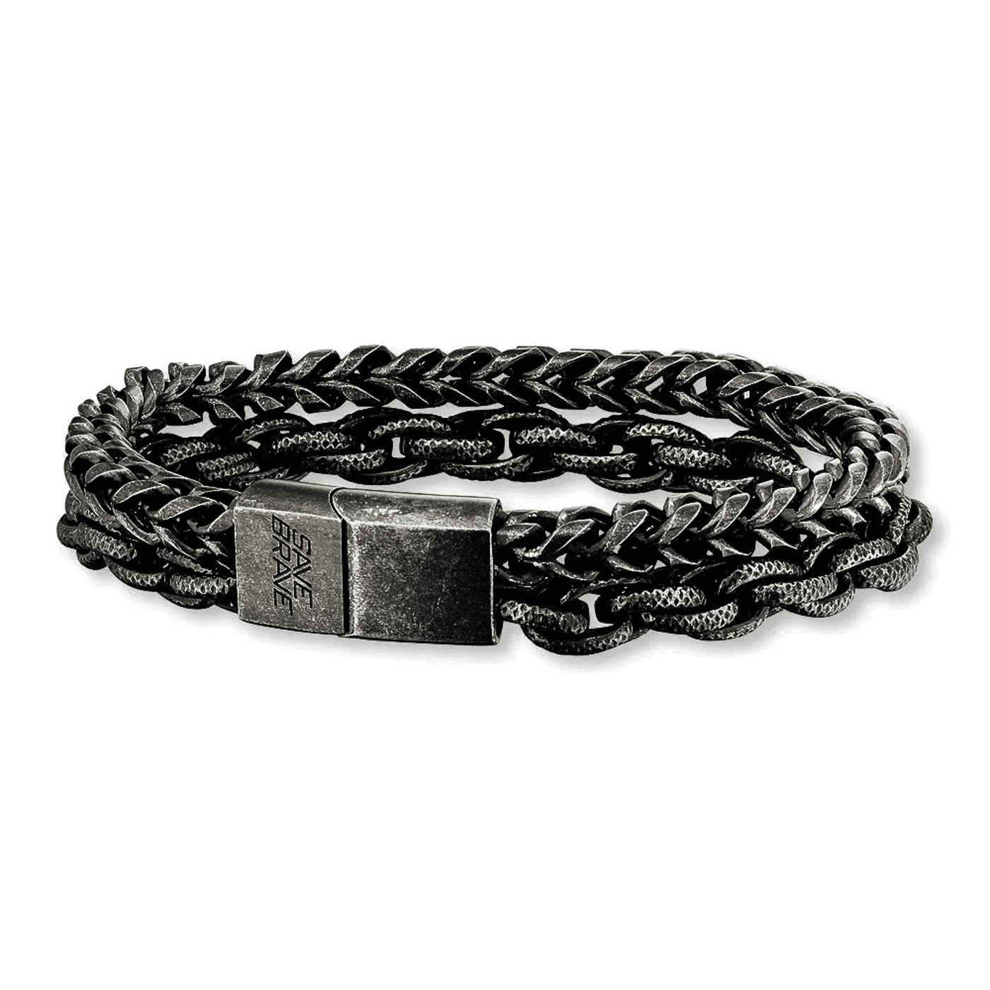Armband Edelstahl schwarz Justin Armband Edelstahl schwarz Justin