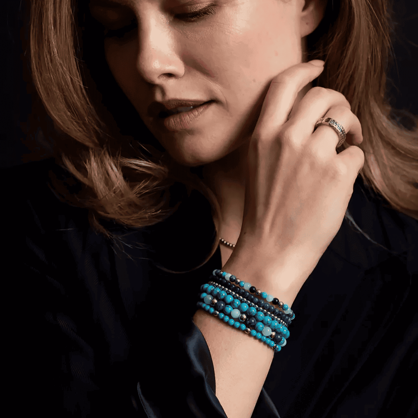 Armband Edelstahl Turquoise Delight Armband Edelstahl Turquoise Delight