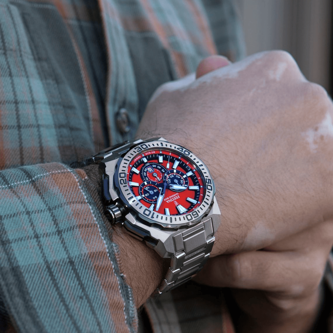 Chrono Bike Quarz Uhr