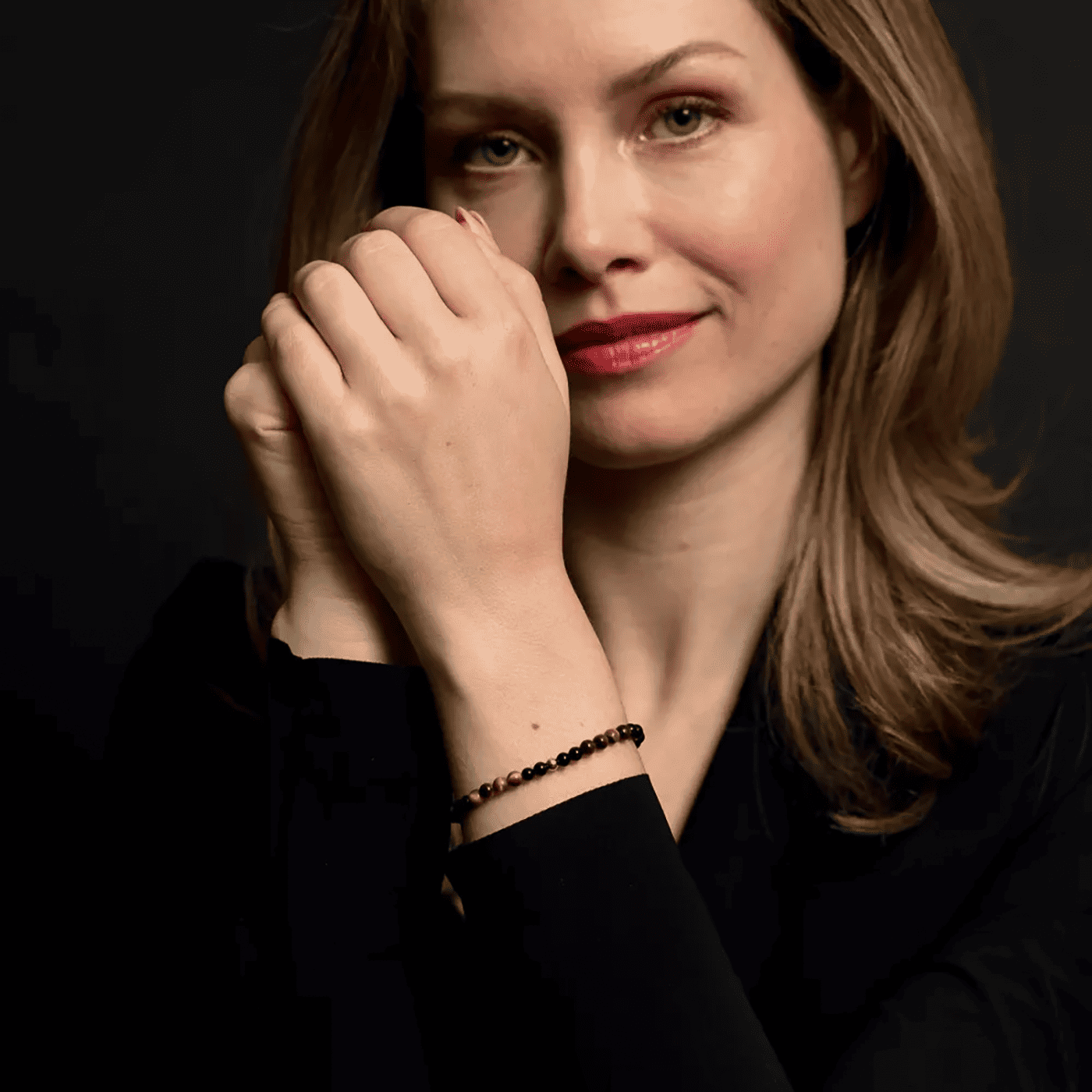 Armband Edelstahl gelb vergoldet Mix Tiger Black