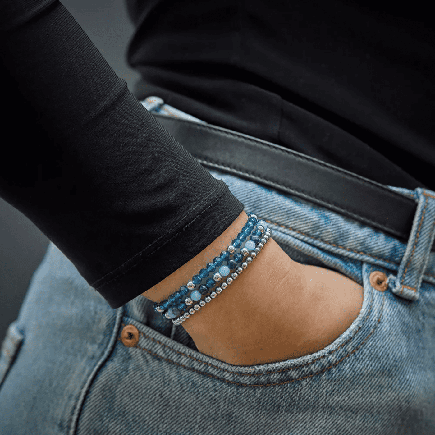 Armband Edelstahl Blue Summer Glam Rocks Armband Edelstahl Blue Summer Glam Rocks