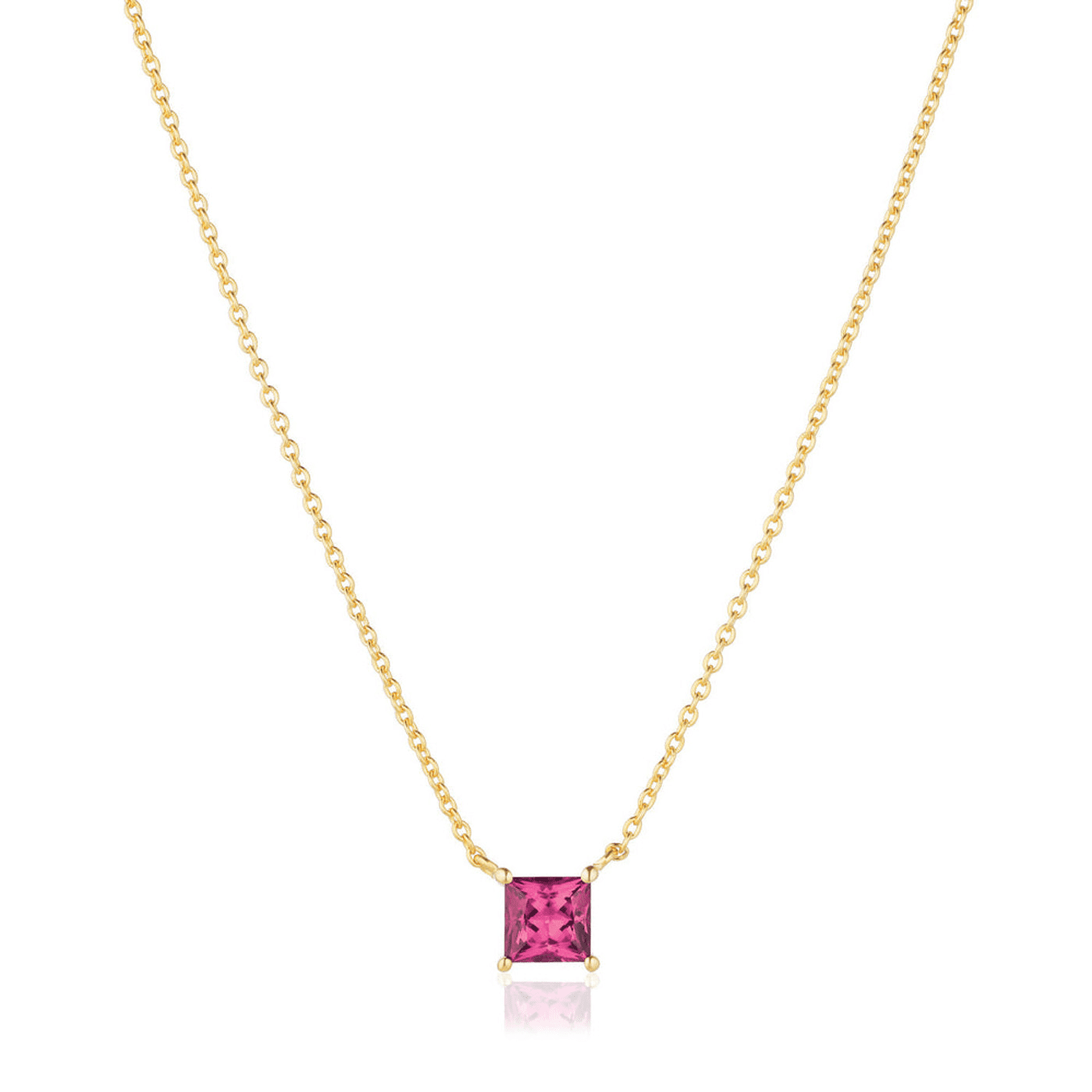 Kette Zirkonia Edelstahl gelb vergoldet Ellera Kette Zirkonia Edelstahl gelb vergoldet Ellera
