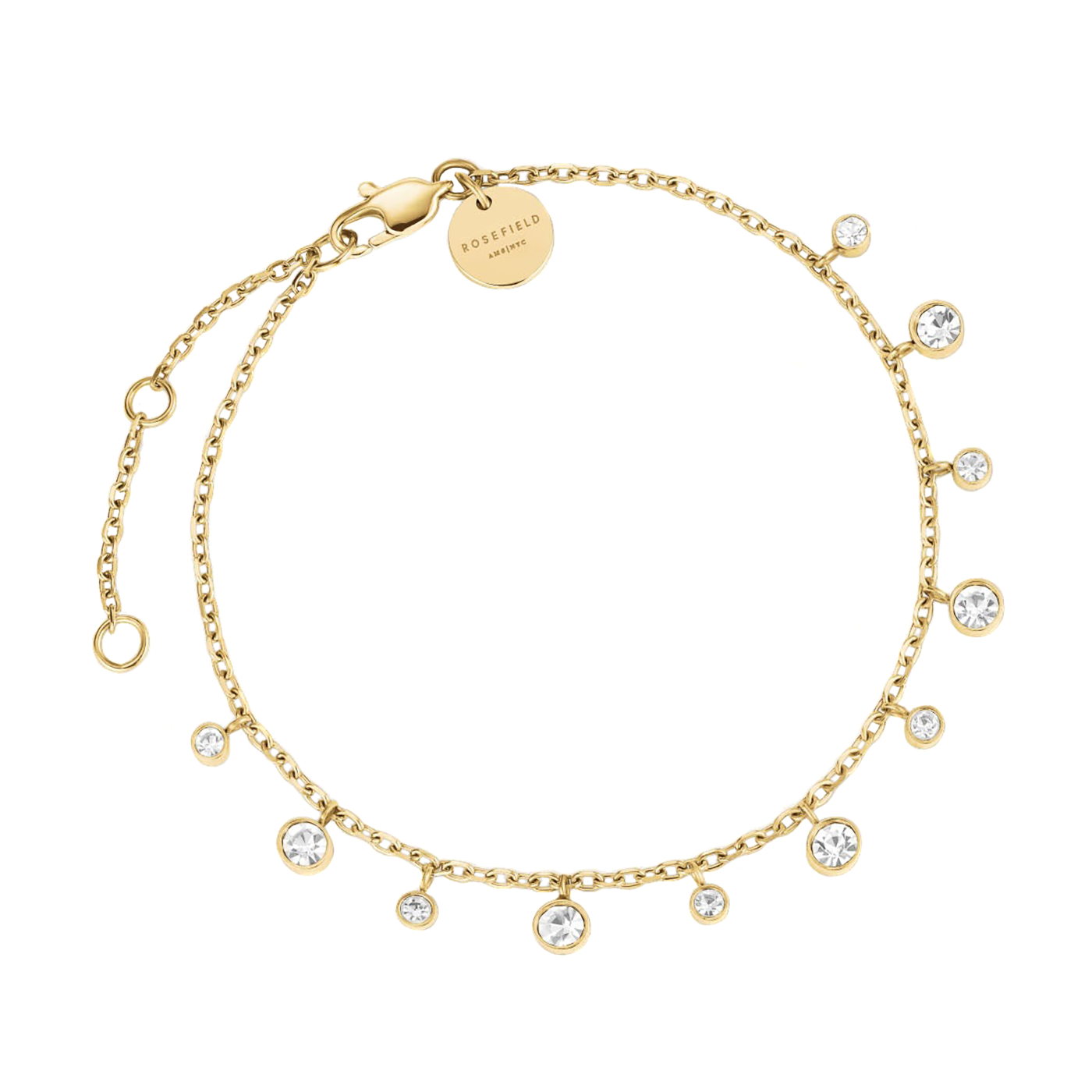 Armband Edelstahl gelb vergoldet Crystal Armband Edelstahl gelb vergoldet Crystal