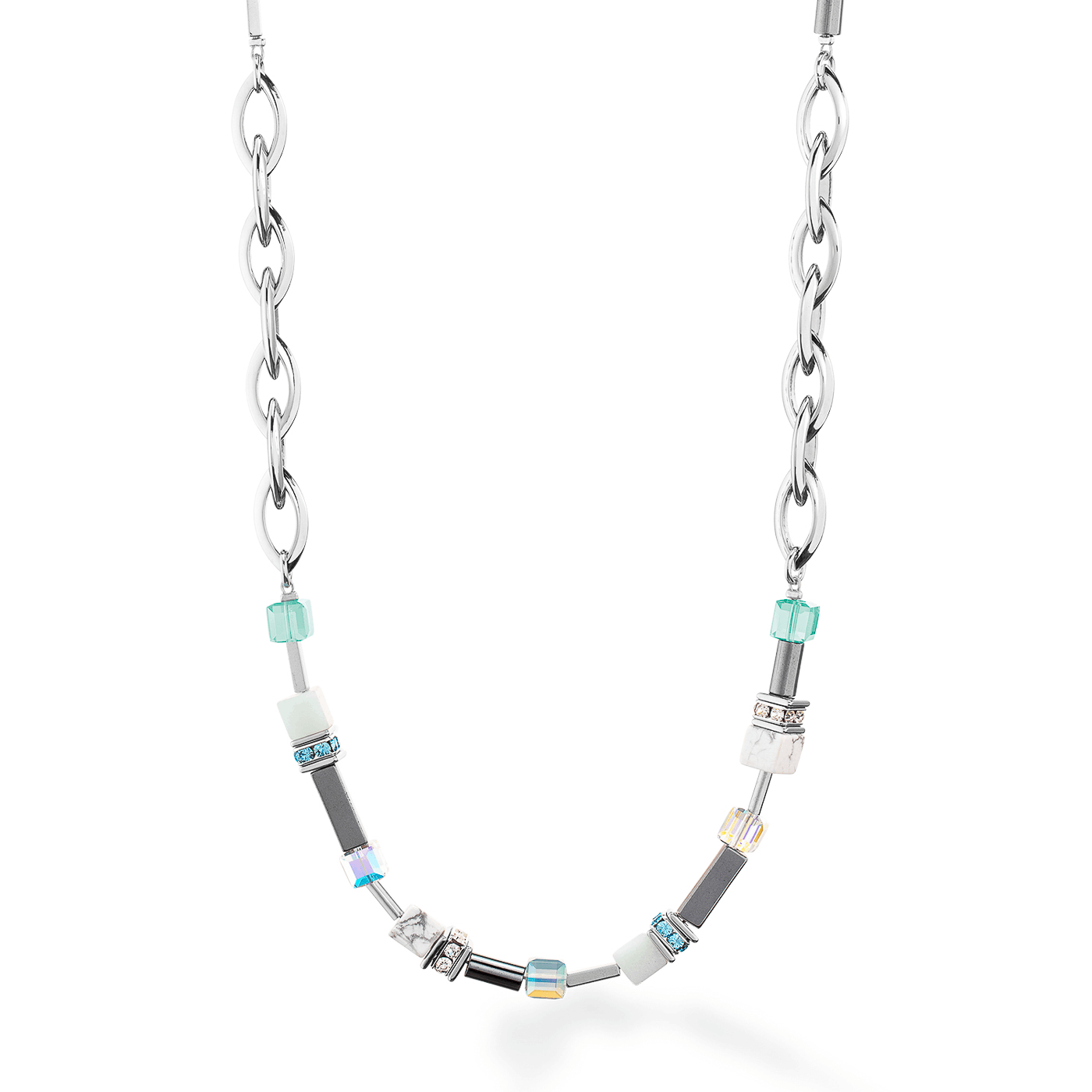 Edelsteinkette Edelstahl Edelsteinkette Edelstahl