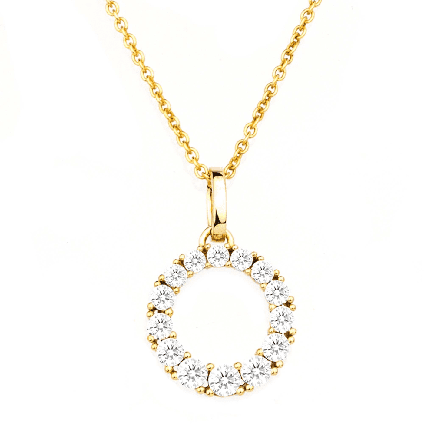 Kette Zirkonia 333er Gelbgold  Kette Zirkonia 333er Gelbgold