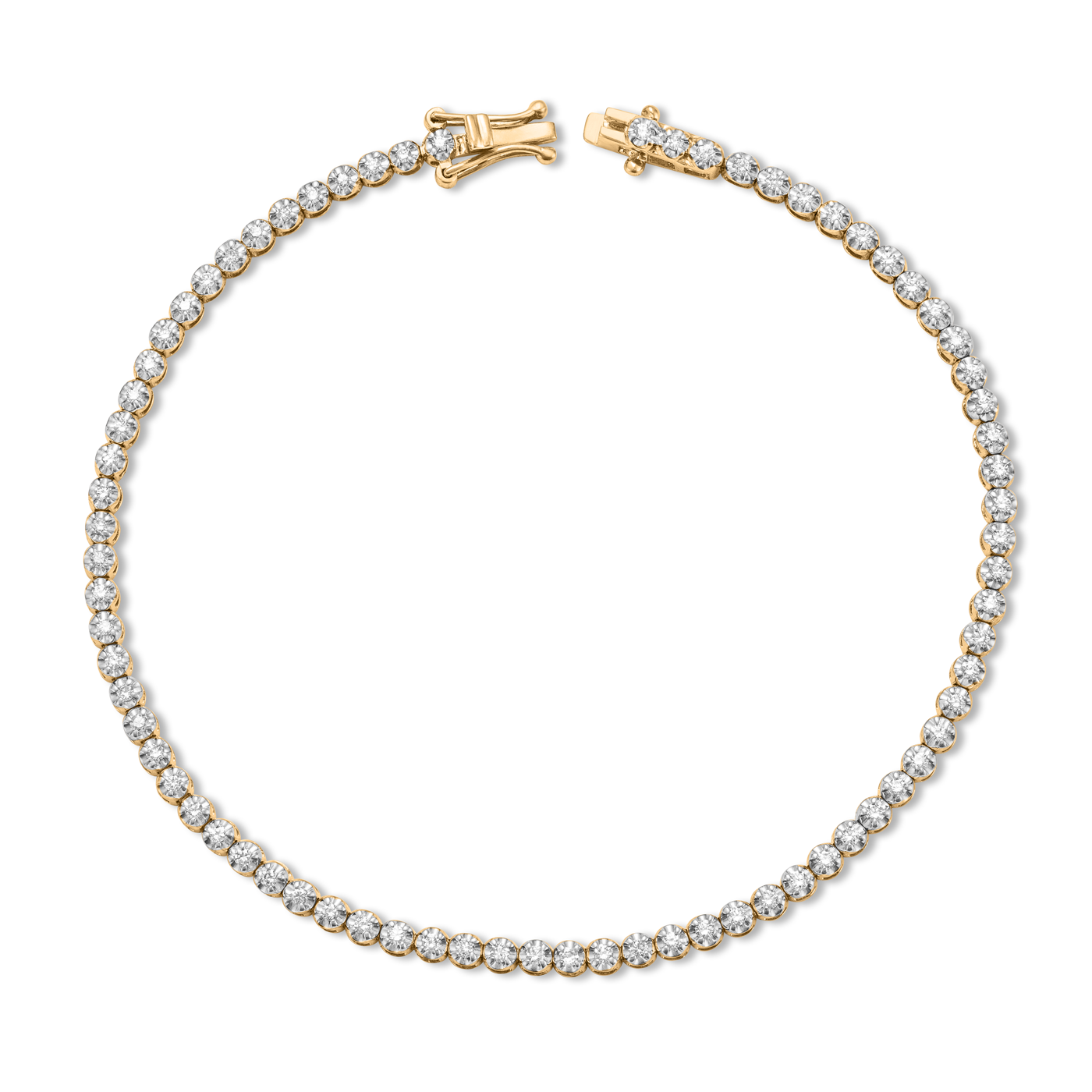 Armband Diamant zus. ca. 0,75 ct. 585er Gelbgold Armband Diamant zus. ca. 0,75 ct. 585er Gelbgold