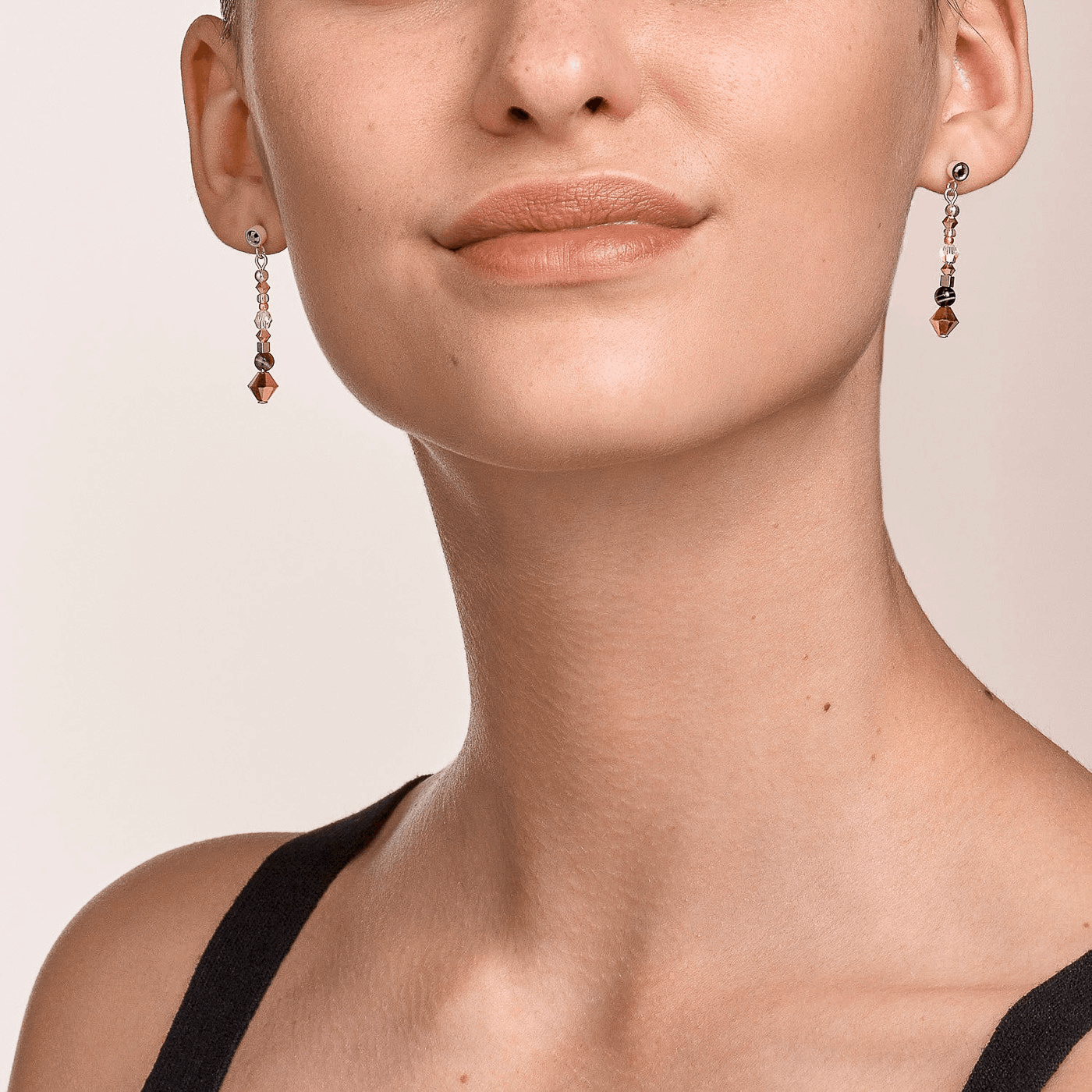 Ohrringe Swarovski® Kristall Edelstahl bicolor Ohrringe Swarovski® Kristall Edelstahl bicolor