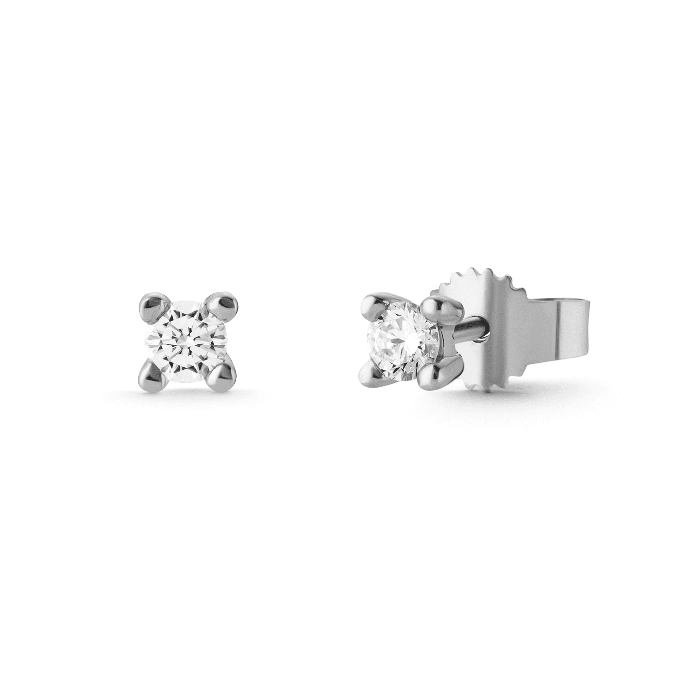 Ohrringe Diamant zus. ca. 0,25 ct. 585er Weißgold Select Solitär Ohrringe Diamant zus. ca. 0,25 ct. 585er Weißgold Select Solitär