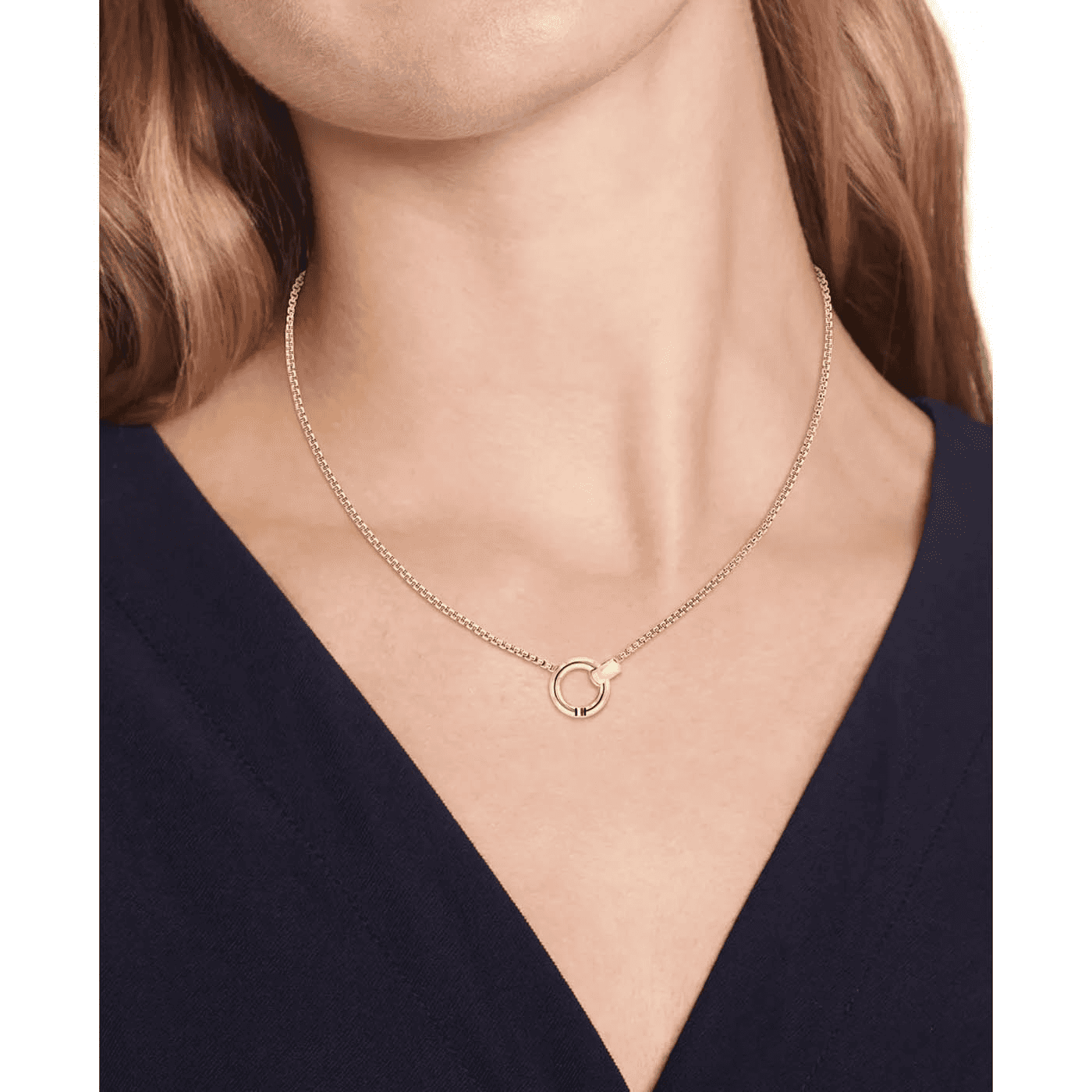 Edelstahlkette gelb vergoldet Circles Edelstahlkette gelb vergoldet Circles