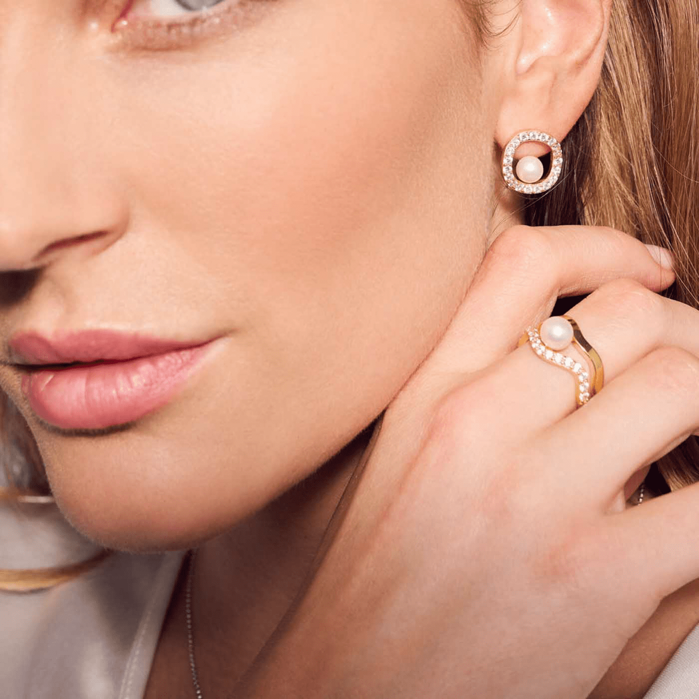 Ring Zirkonia 925er Silber gelb vergoldet Ponza Ring Zirkonia 925er Silber gelb vergoldet Ponza