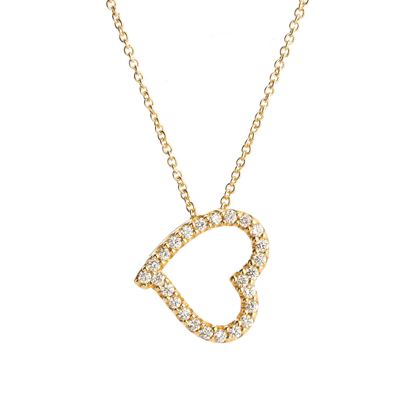 Kette Diamant zus. ca. 0,10 ct. 375er Gelbgold Kette Diamant zus. ca. 0,10 ct. 375er Gelbgold