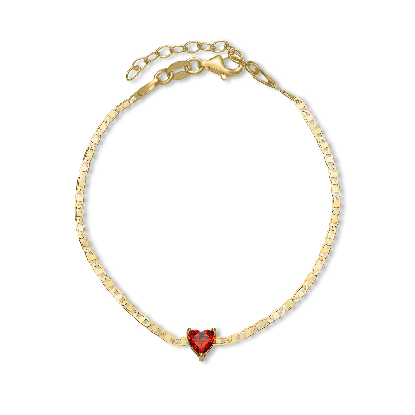 Armband Granat 925er Silber vergoldet Armband Granat 925er Silber vergoldet